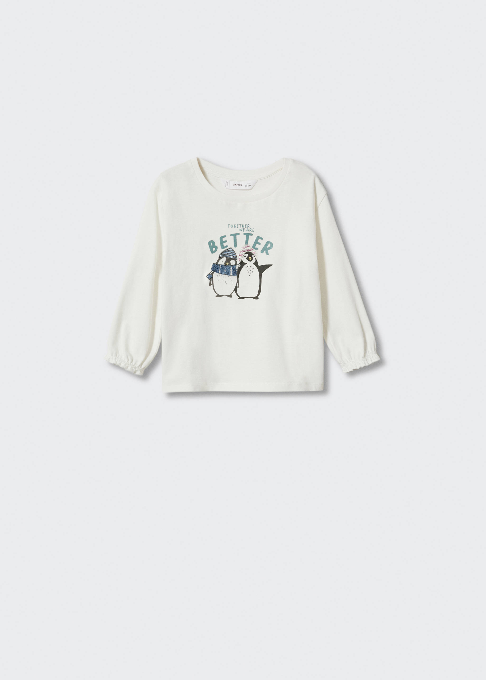 Camiseta manga larga estampada - Artículo sin modelo