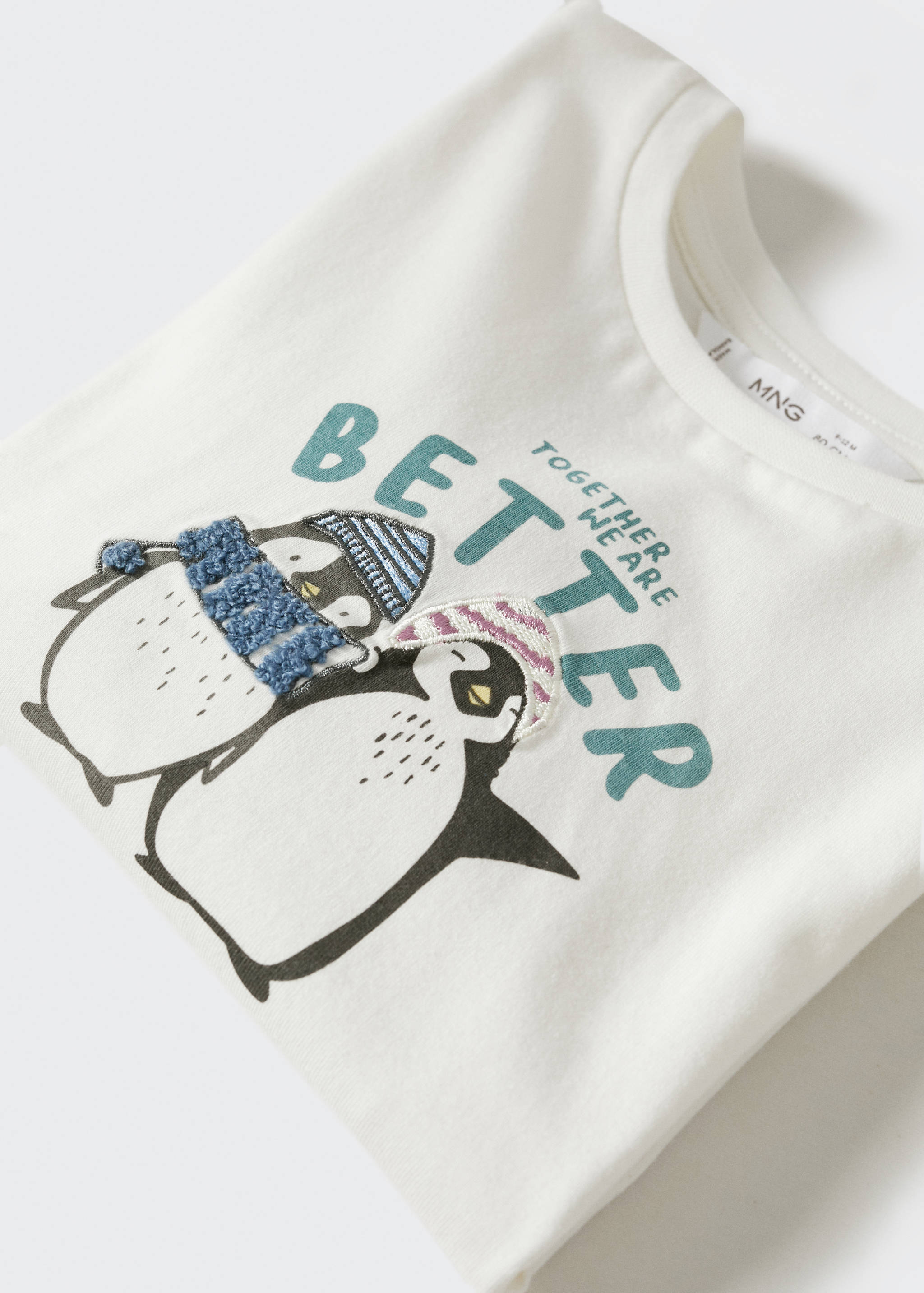 Camiseta manga larga estampada - Detalle del artículo 0