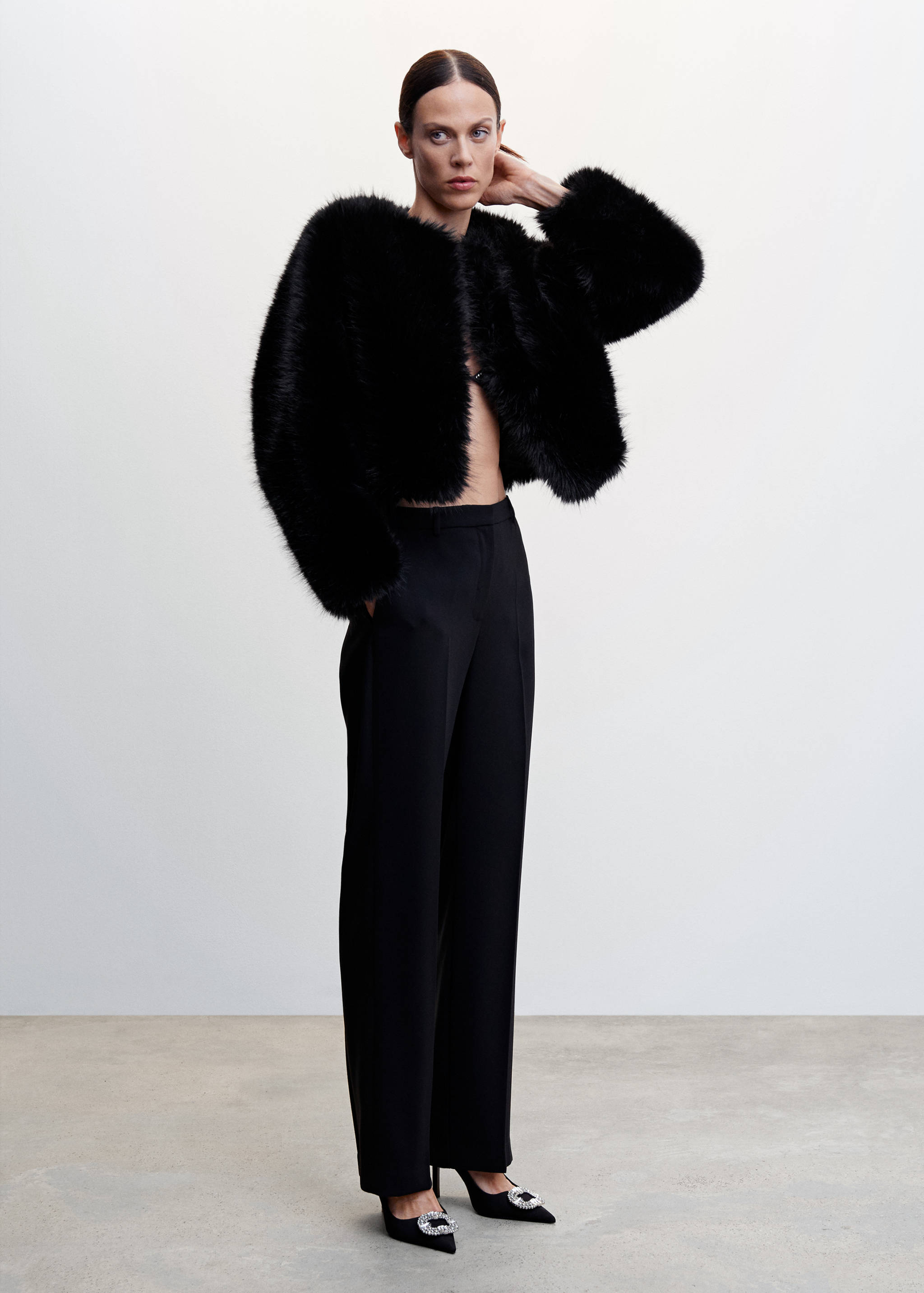 Fur effect jacket - General plane