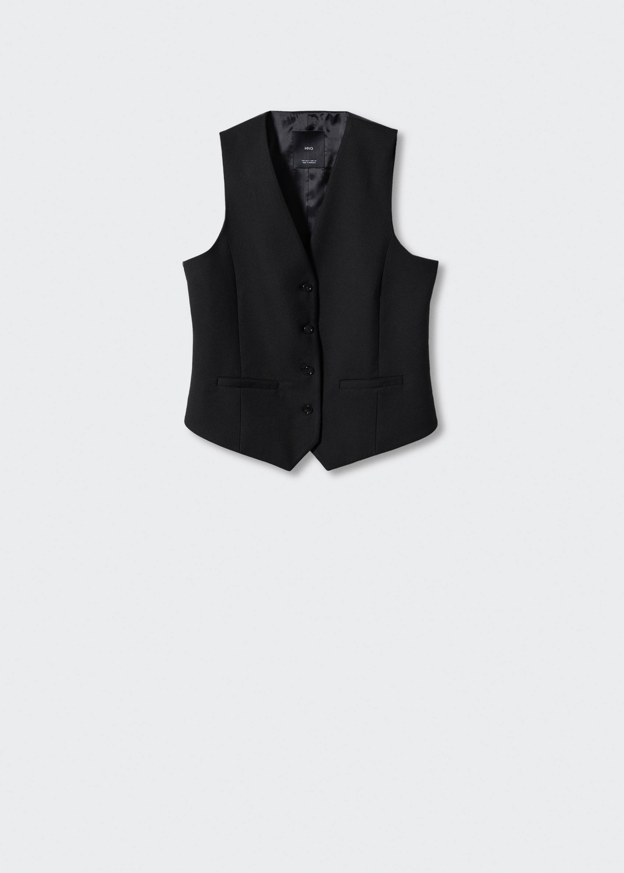 Suit waistcoat with buttons - Article without model