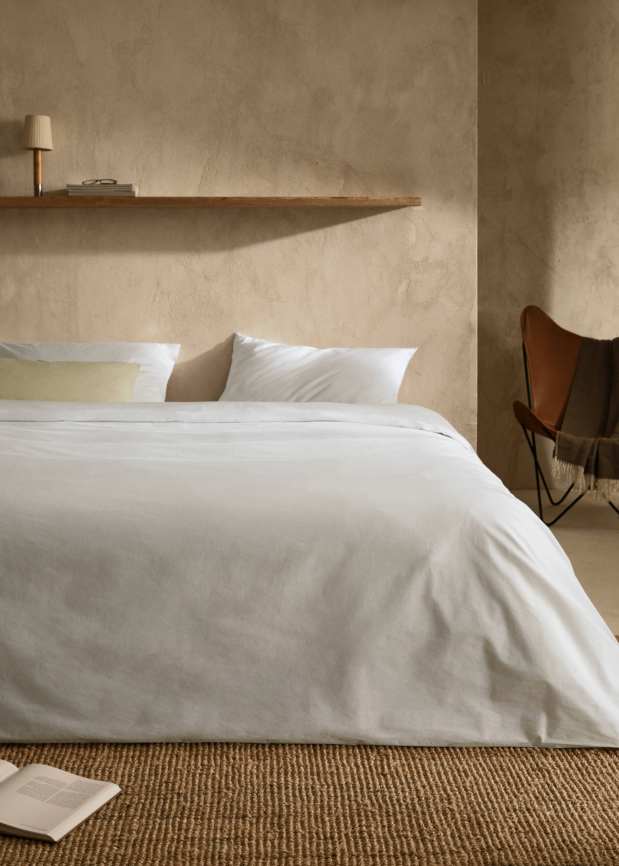 Percale cotton duvet cover (300 threads) superking bed - Details of the article 8