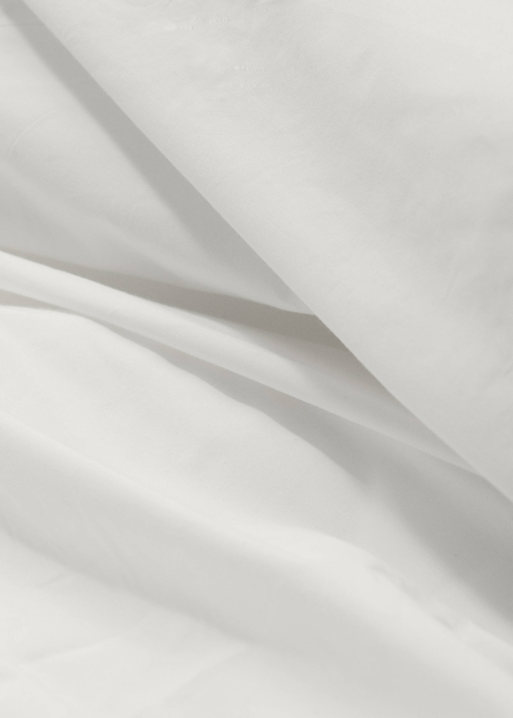 Percale cotton duvet cover (300 threads) superking bed - Details of the article 2