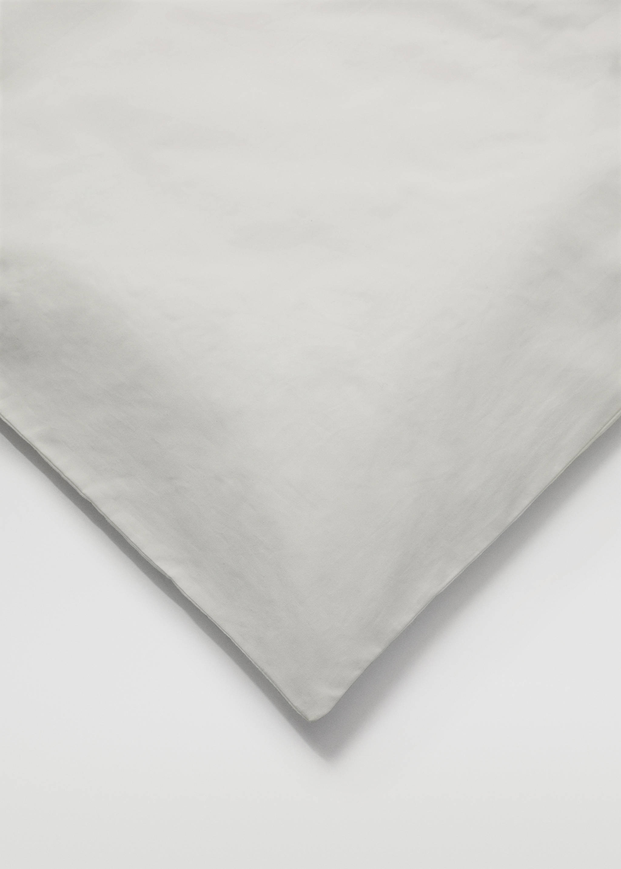Percale cotton duvet cover (300 threads) superking bed - Details of the article 4