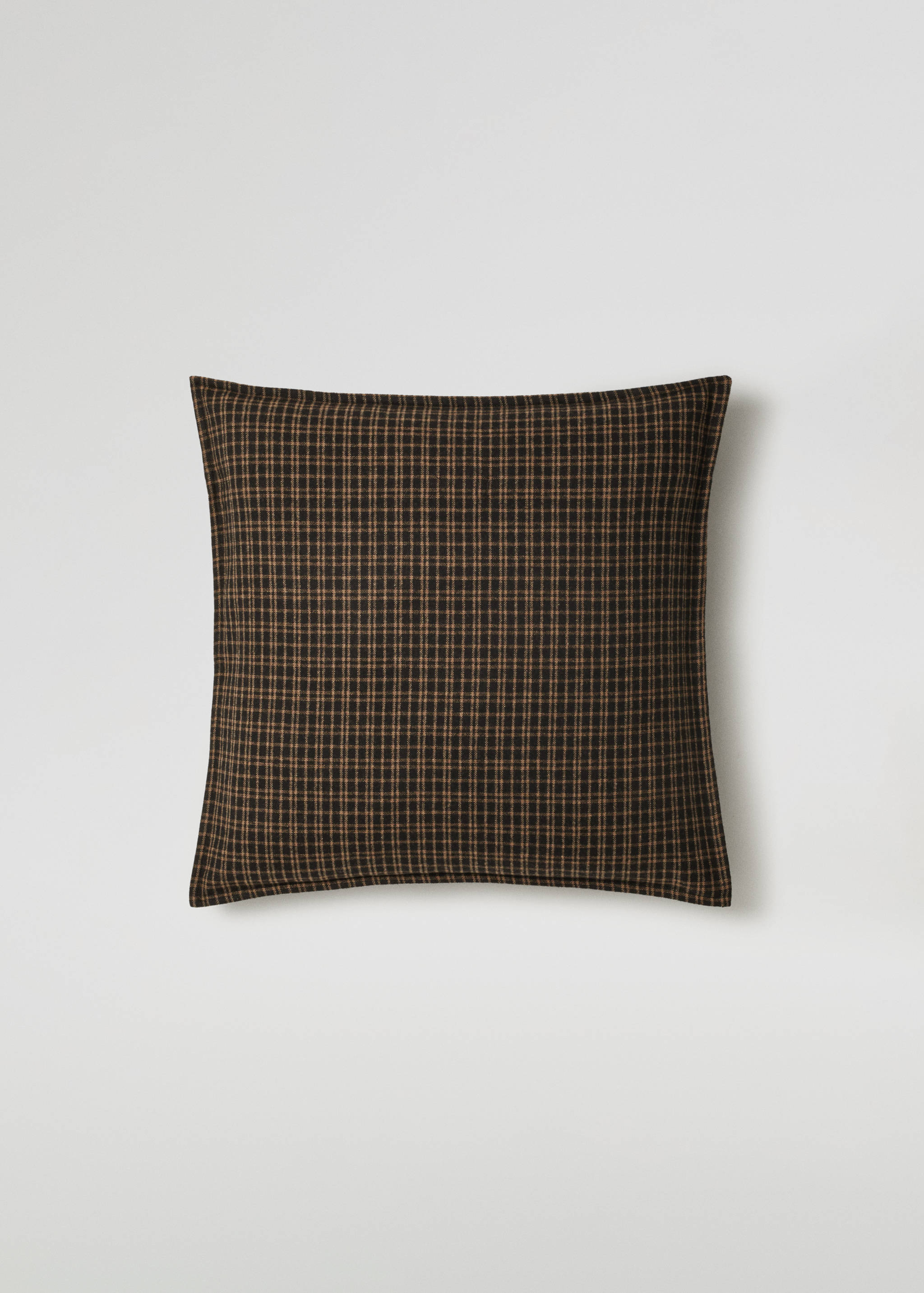 Checked wool cushion cover 50X50cm - Article without model