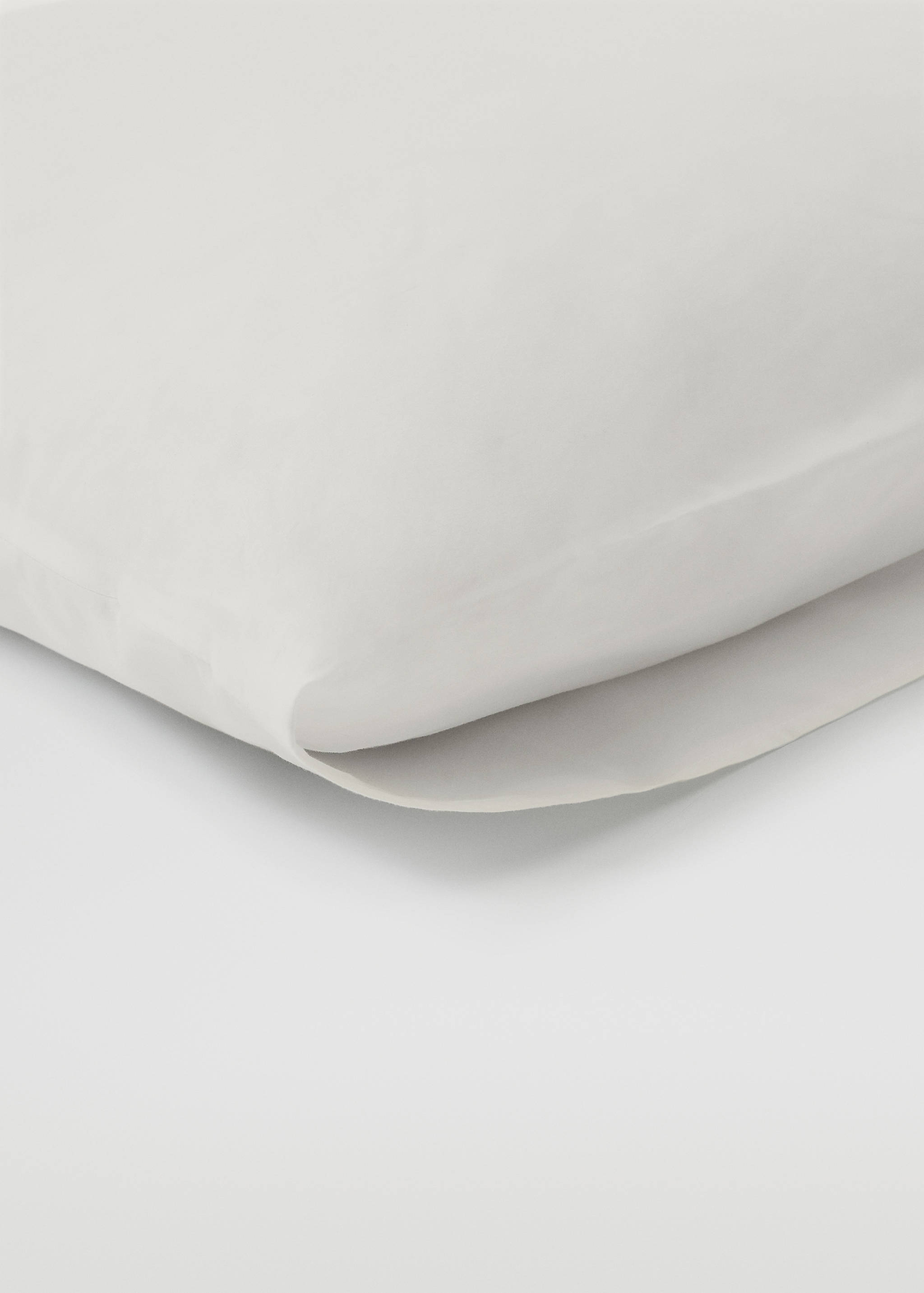 Percale cotton cushion case set (300 threads) 80X80cm - Details of the article 3