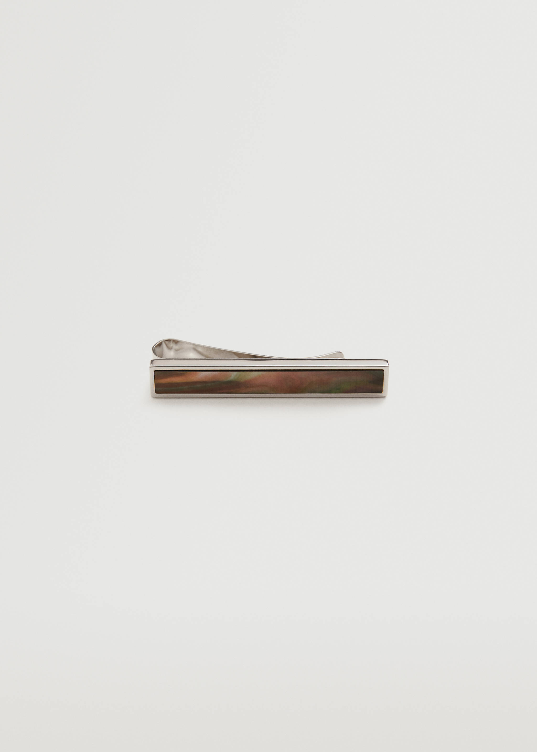 Mother-of-pearl metal brooch - Article without model