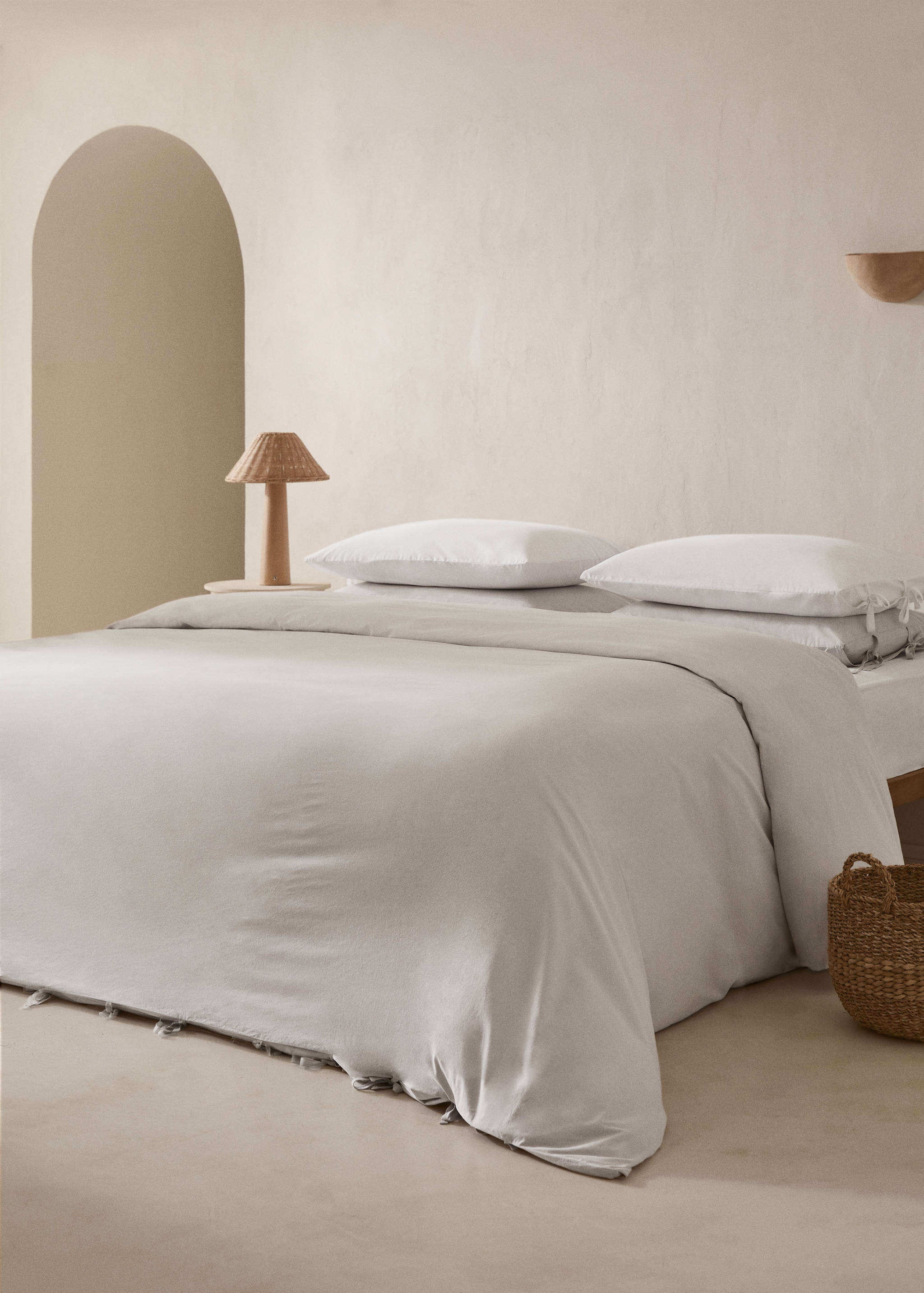 Bettbezug aus gewaschener Baumwolle - Allgemeine Ansicht
