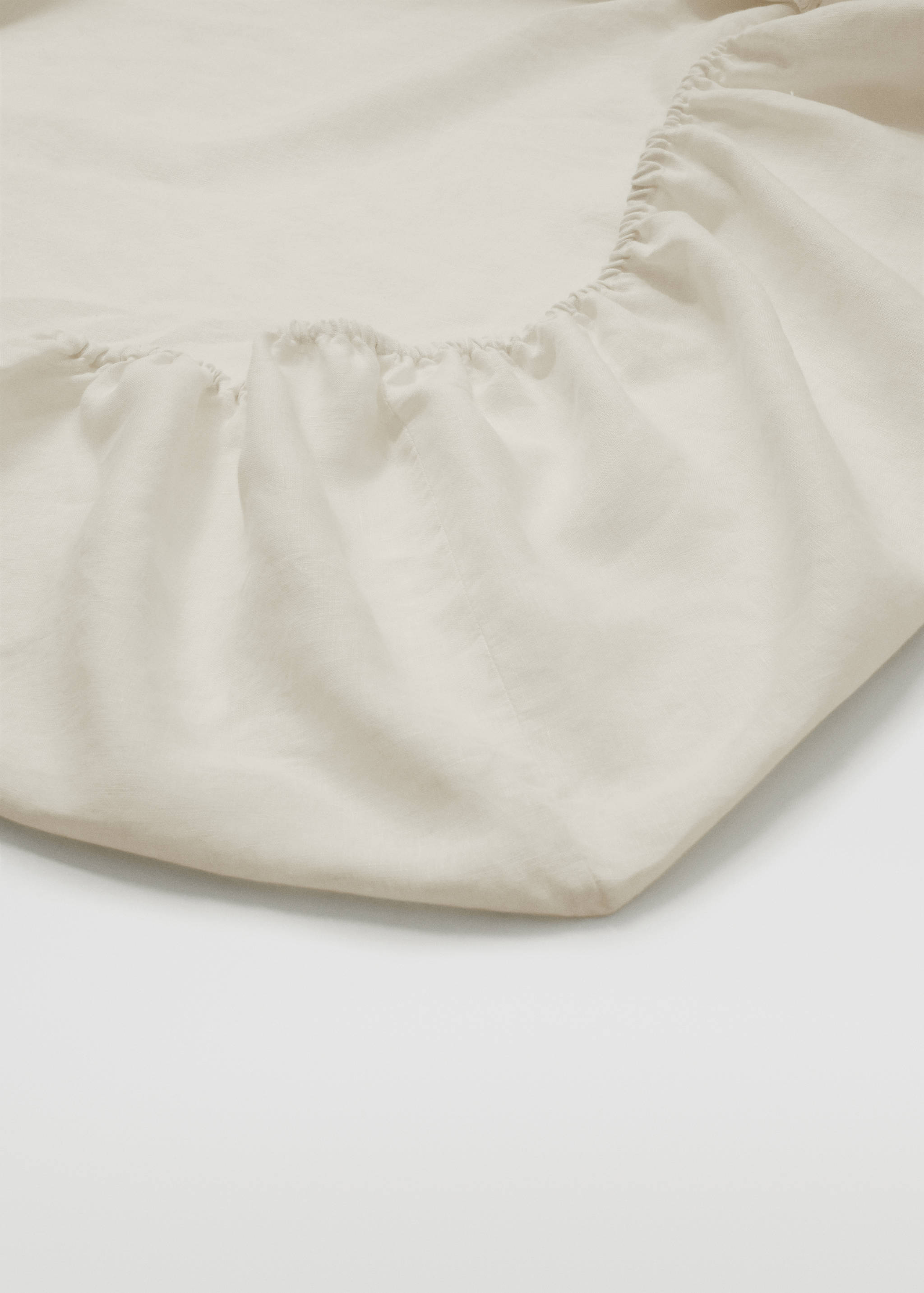 100% linen fitted sheet 140X200x30cm - Details of the article 3