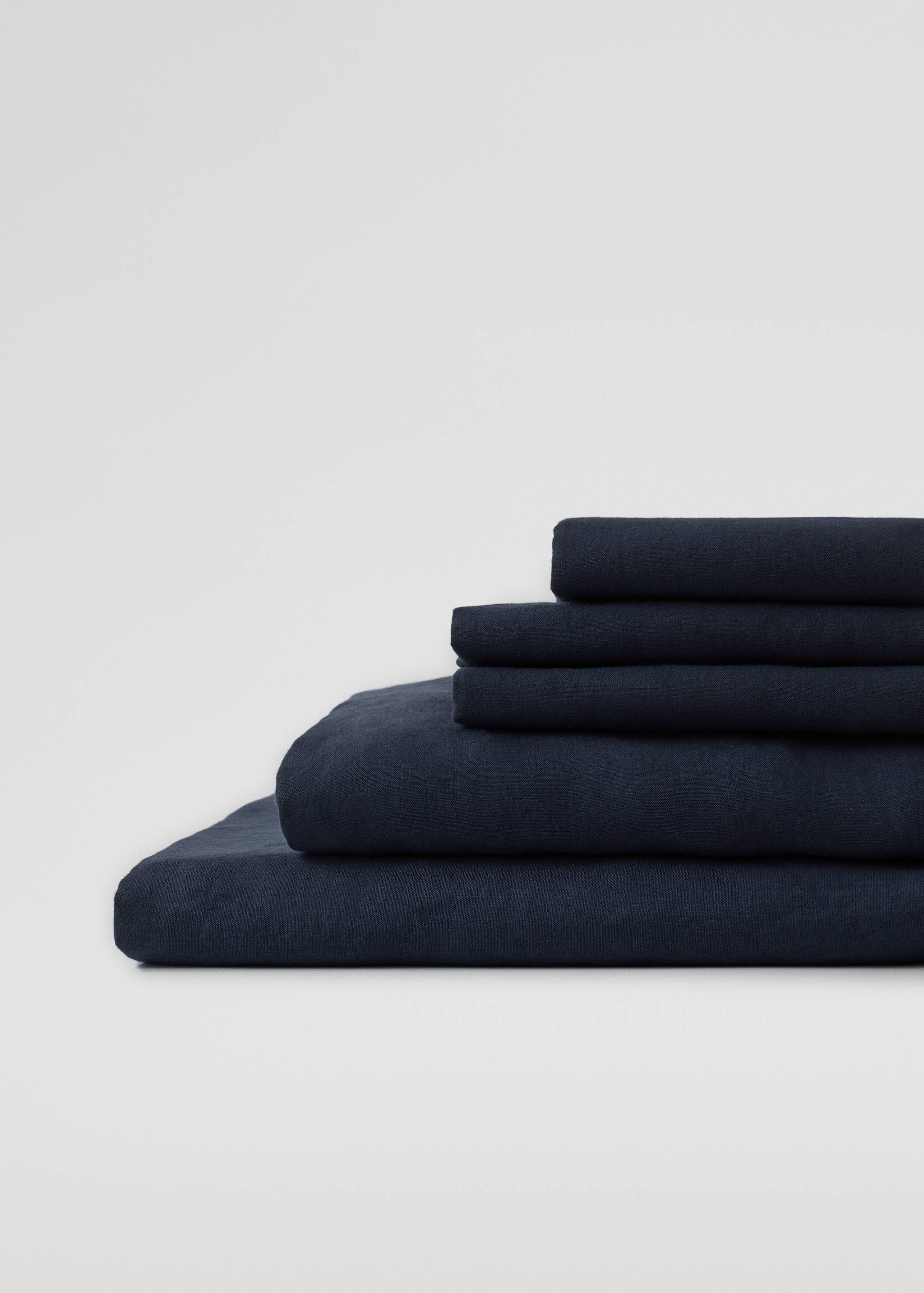 100% linen fitted sheet 90x200x30cm - Details of the article 2