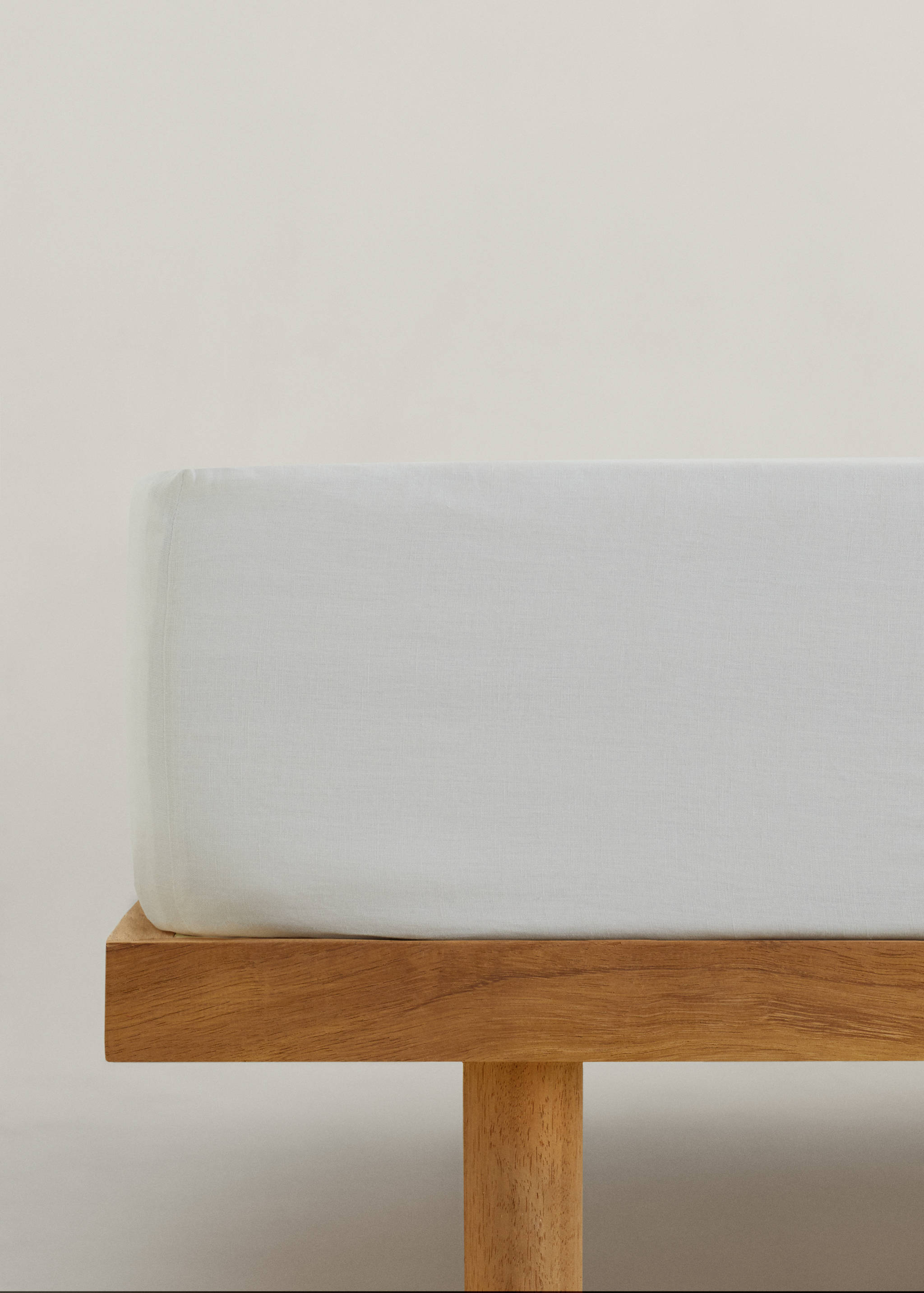 100% linen fitted sheet 90x200x30cm - Article without model