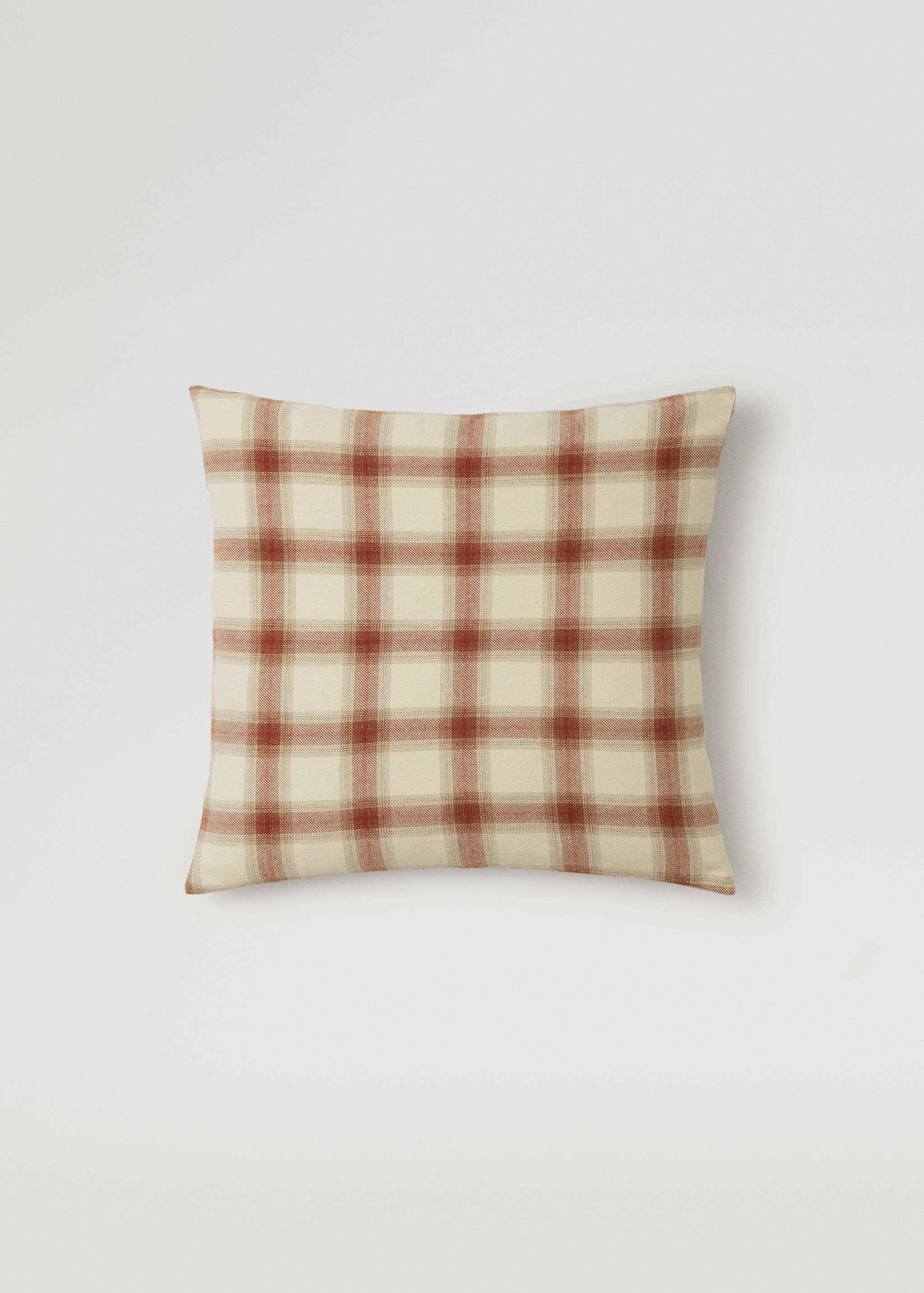 Check cotton cushion case 50X50cm - Article without model