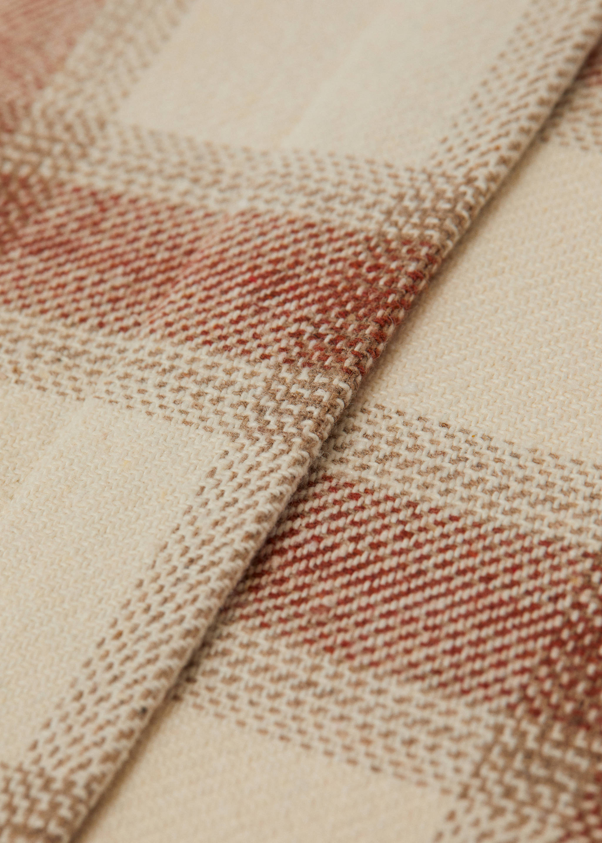 Check cotton cushion case 50X50cm - Details of the article 3