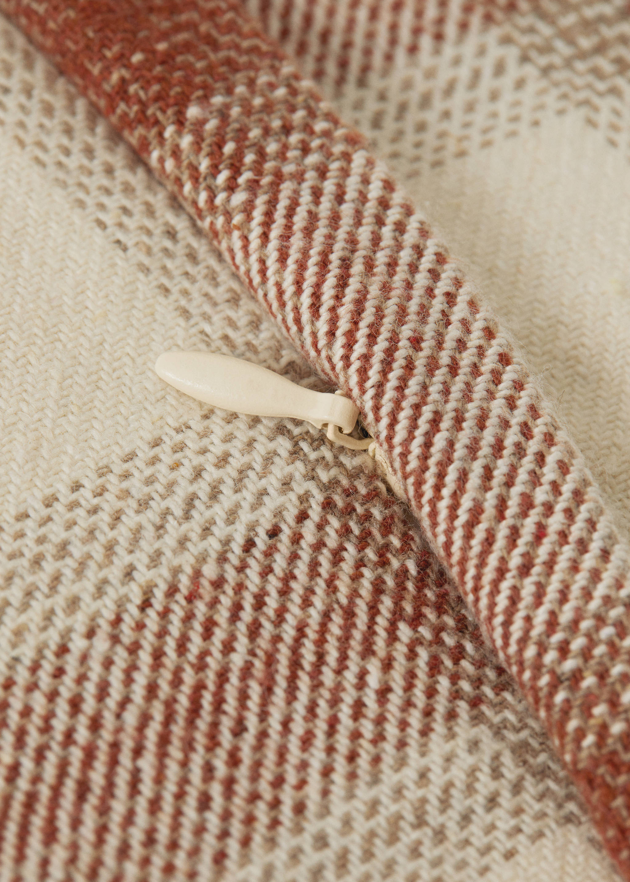 Check cotton cushion case 50X50cm - Details of the article 5