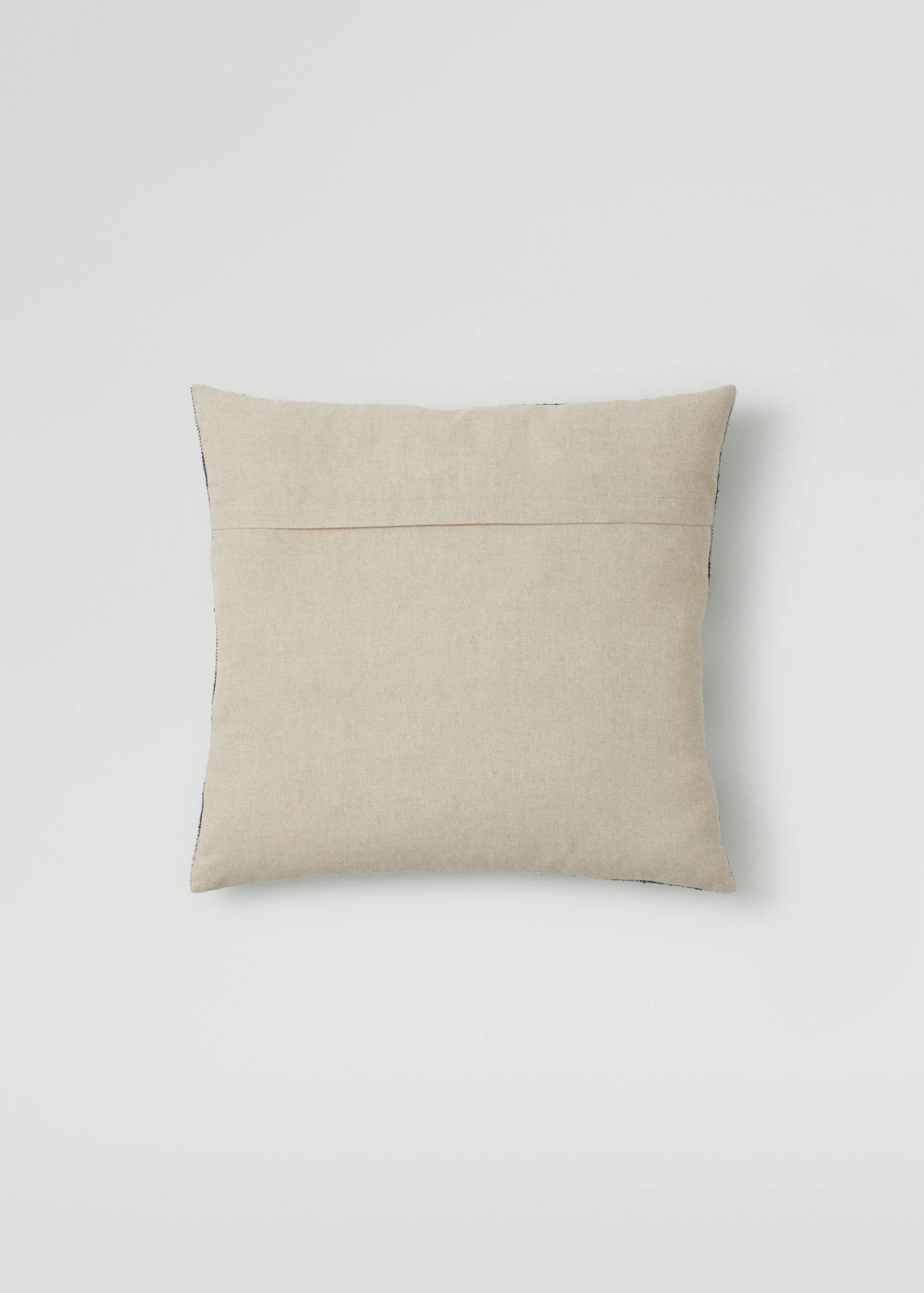 Check cotton cushion case 50X50cm - Reverse of the article