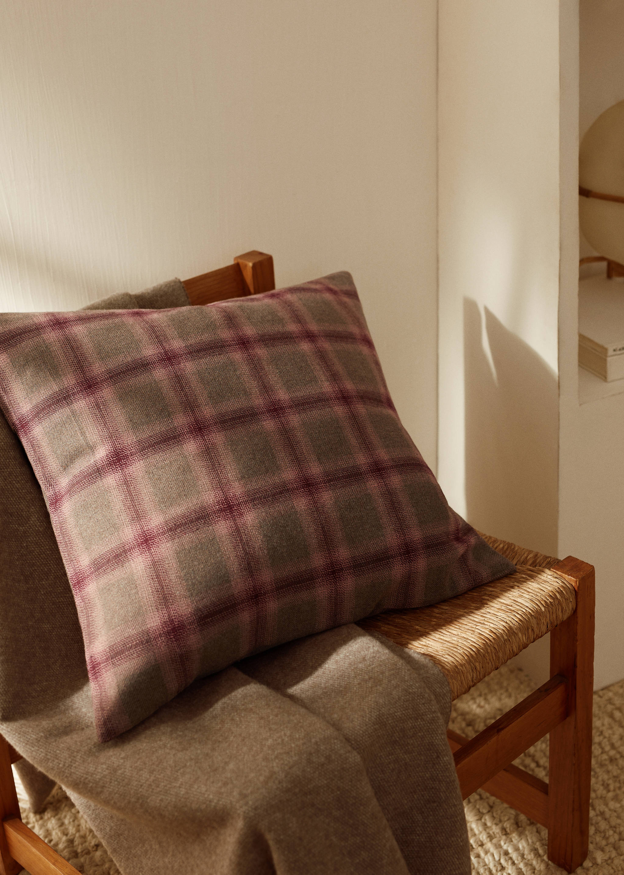 Check cotton cushion case 50X50cm - Details of the article 8