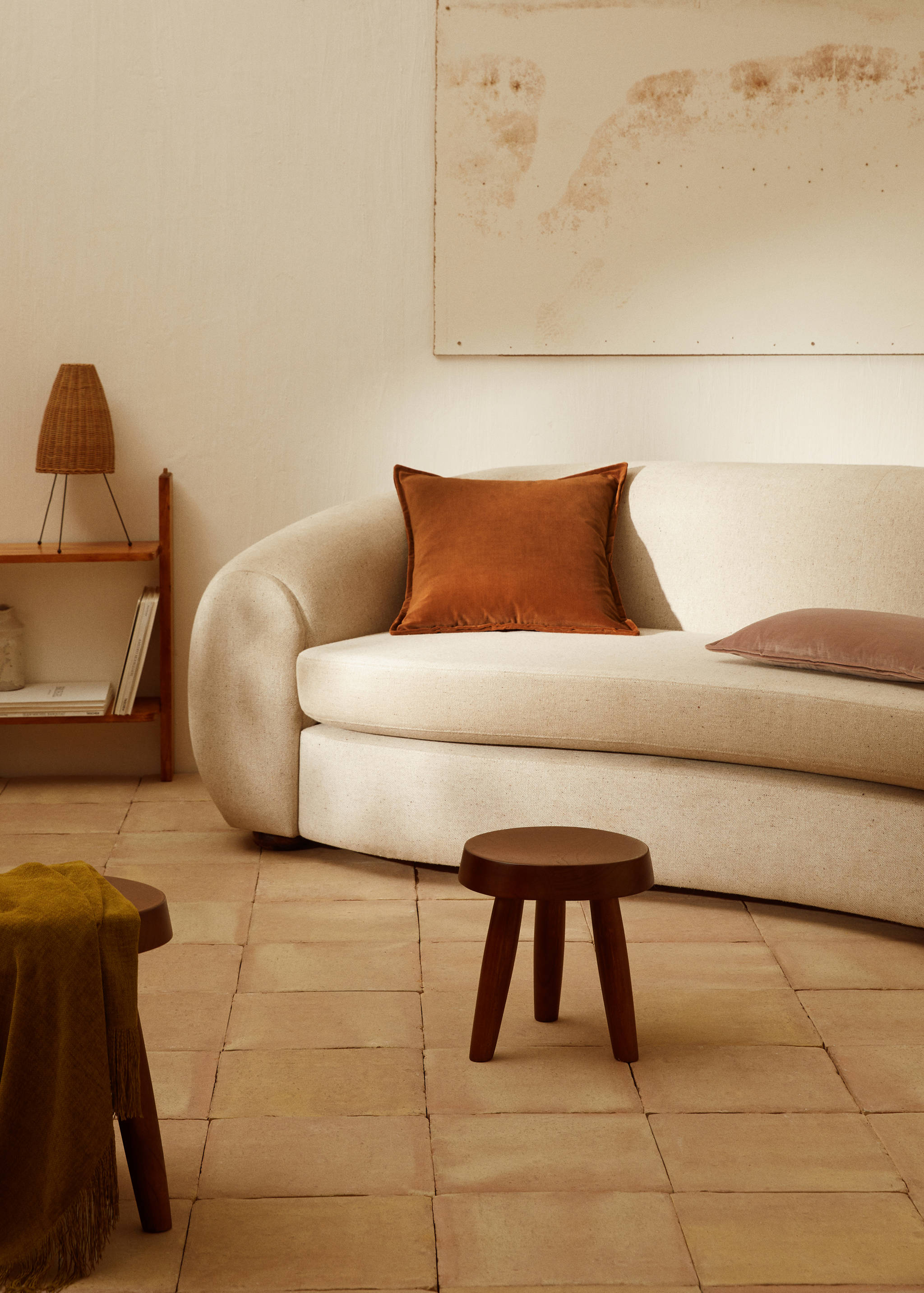 Velvet cushion cover 50X50cm - General plane