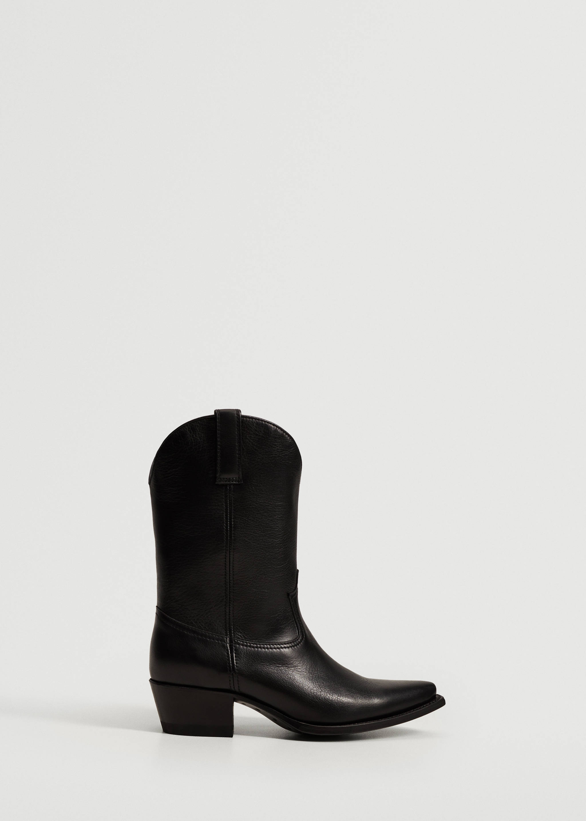 Leather cowboy ankle boots - Article without model