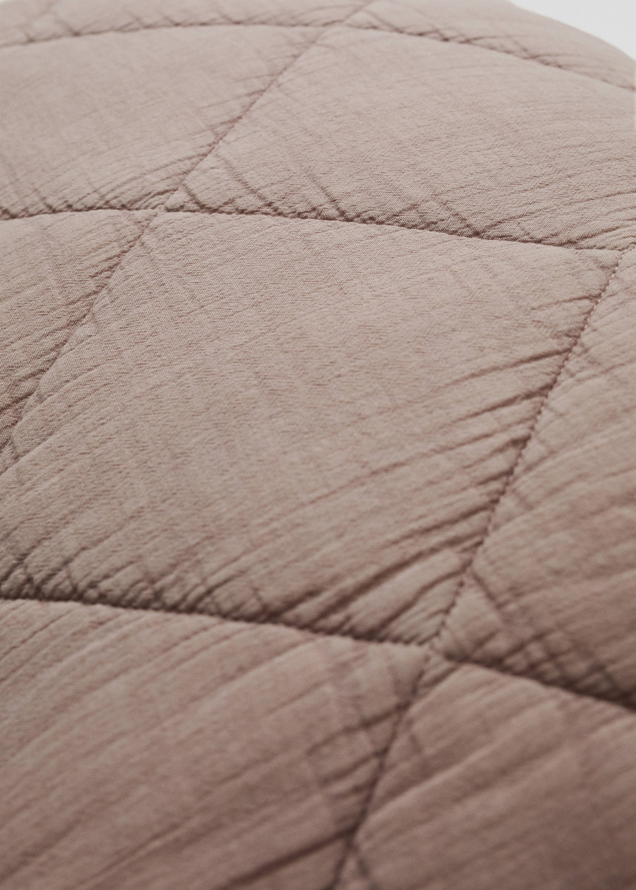 Gesteppte Kissenhülle aus Baumwolle 40 x 60 cm - Detail des Artikels 4