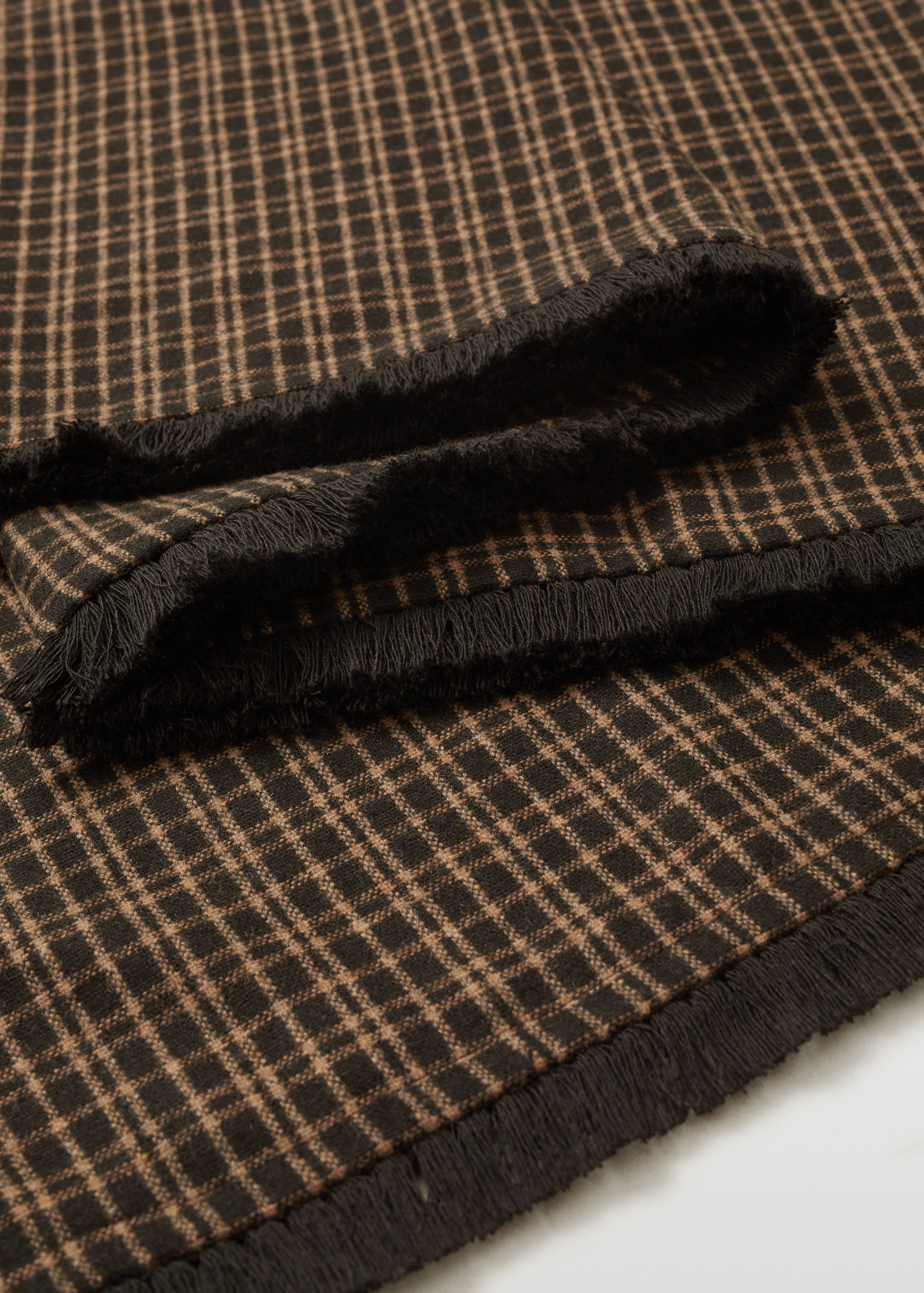 Couverture laine carreaux 130x180 cm - Détail de l'article 2