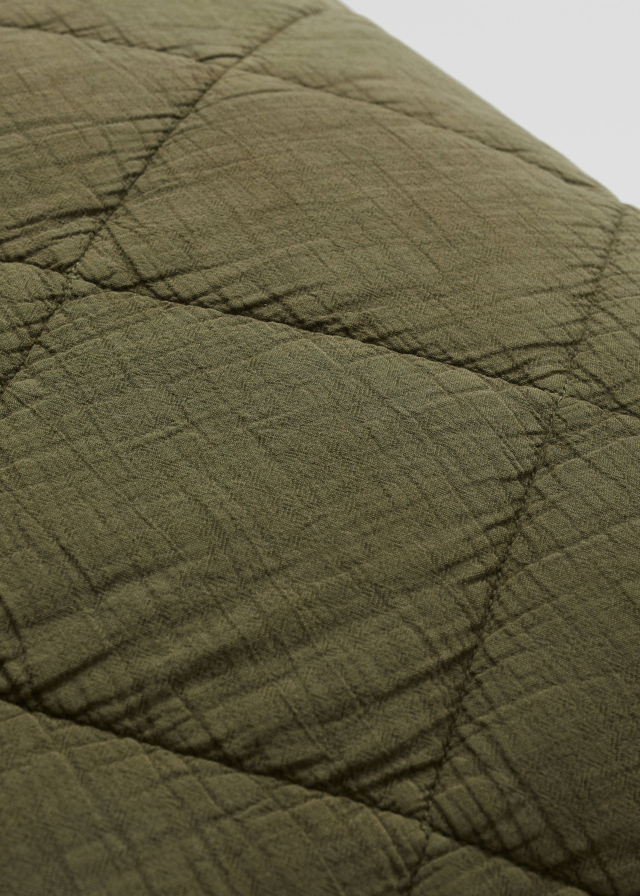 Gesteppte Kissenhülle aus Baumwolle 60 x 60 cm - Detail des Artikels 4