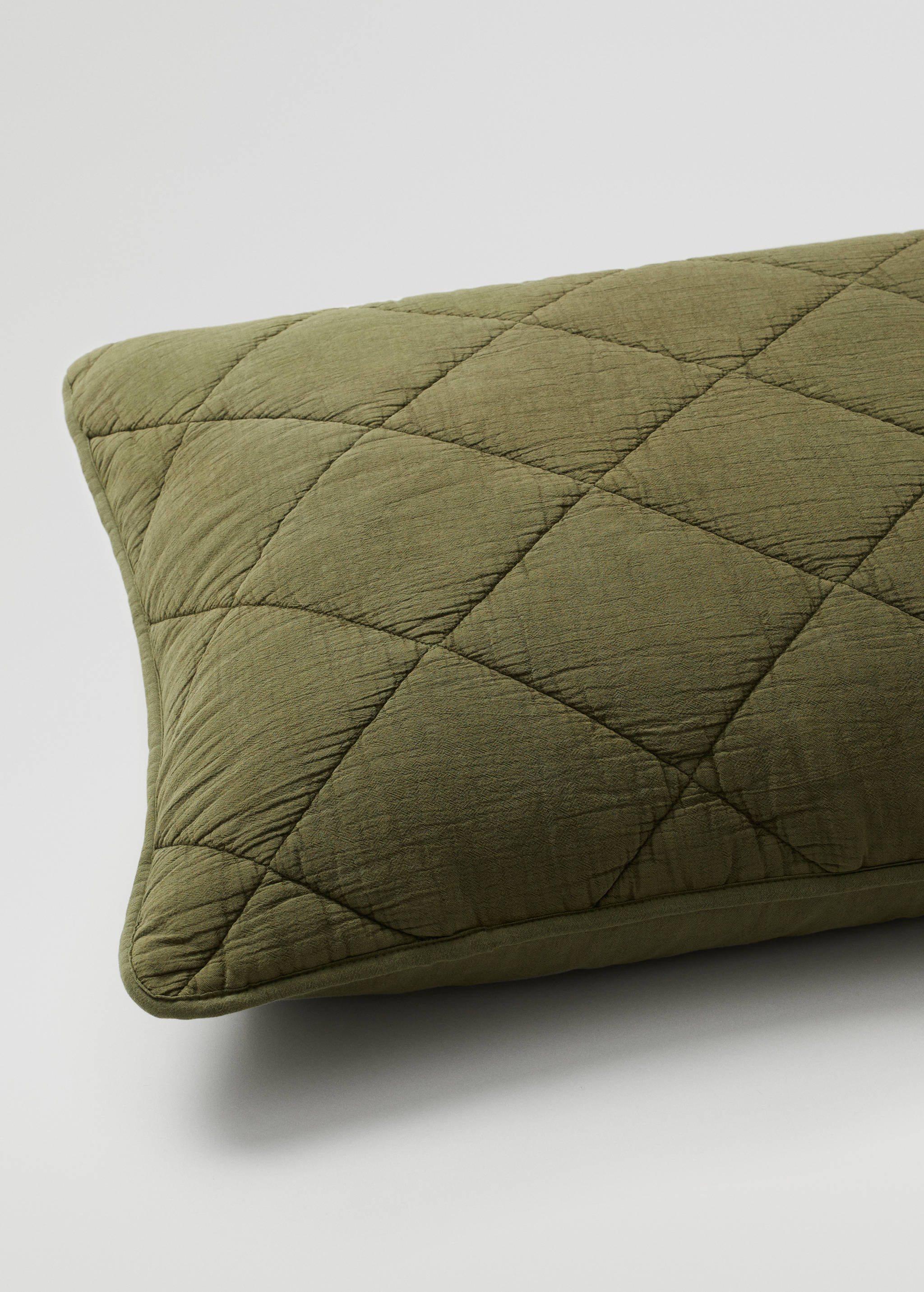 Gesteppte Kissenhülle aus Baumwolle 60 x 60 cm - Detail des Artikels 5