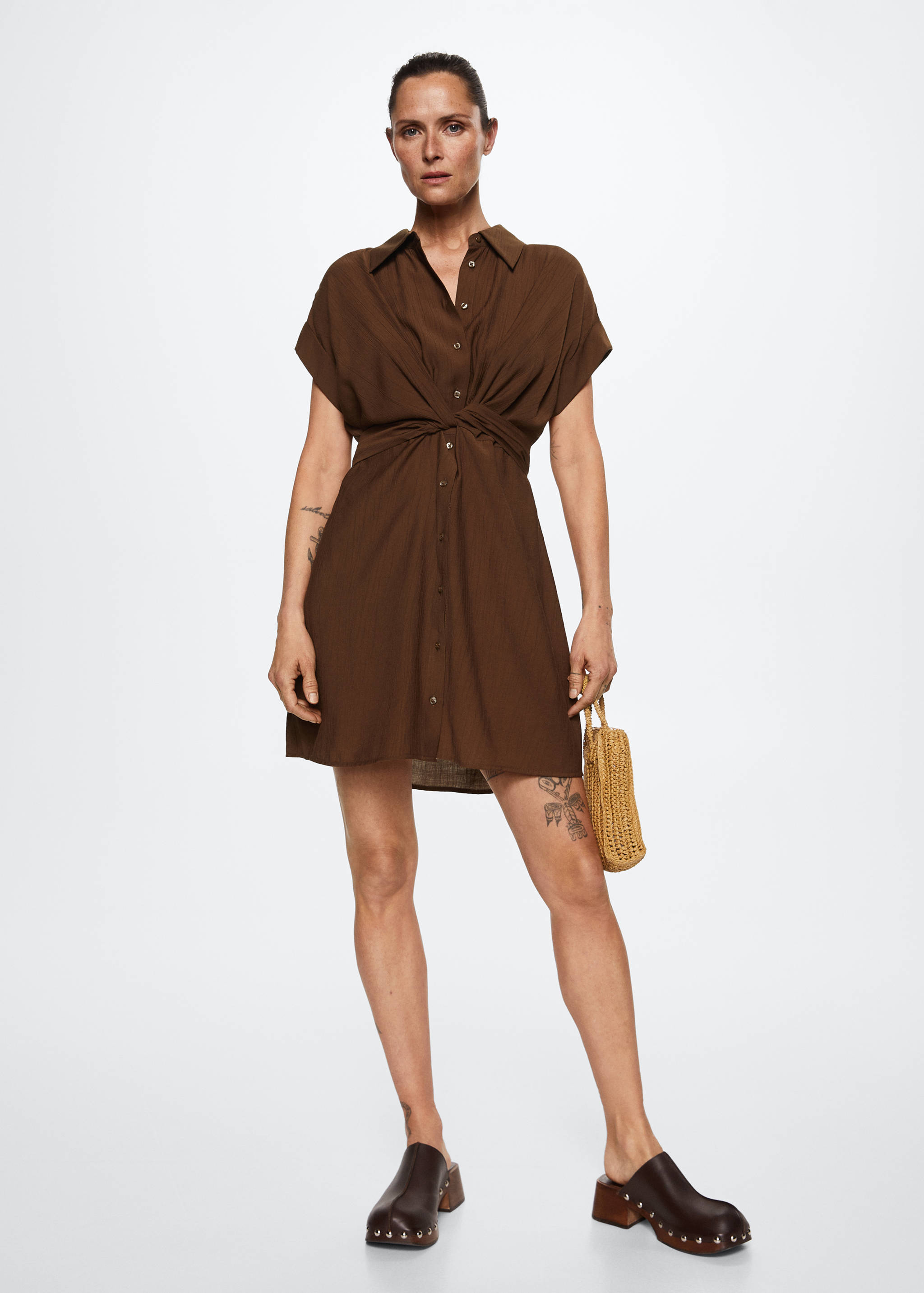 Bow shirt dress - General plane