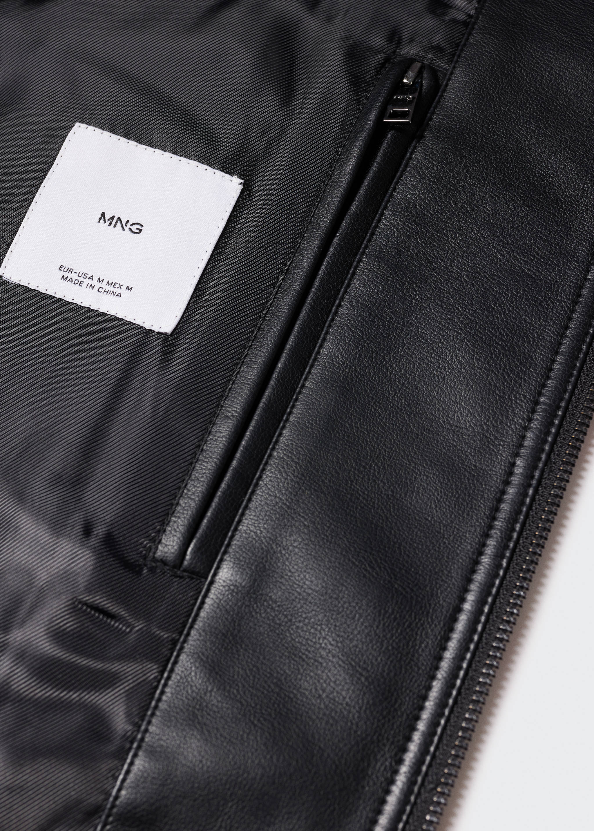 Caçadora biker efecte pell - Detall de l'article 8