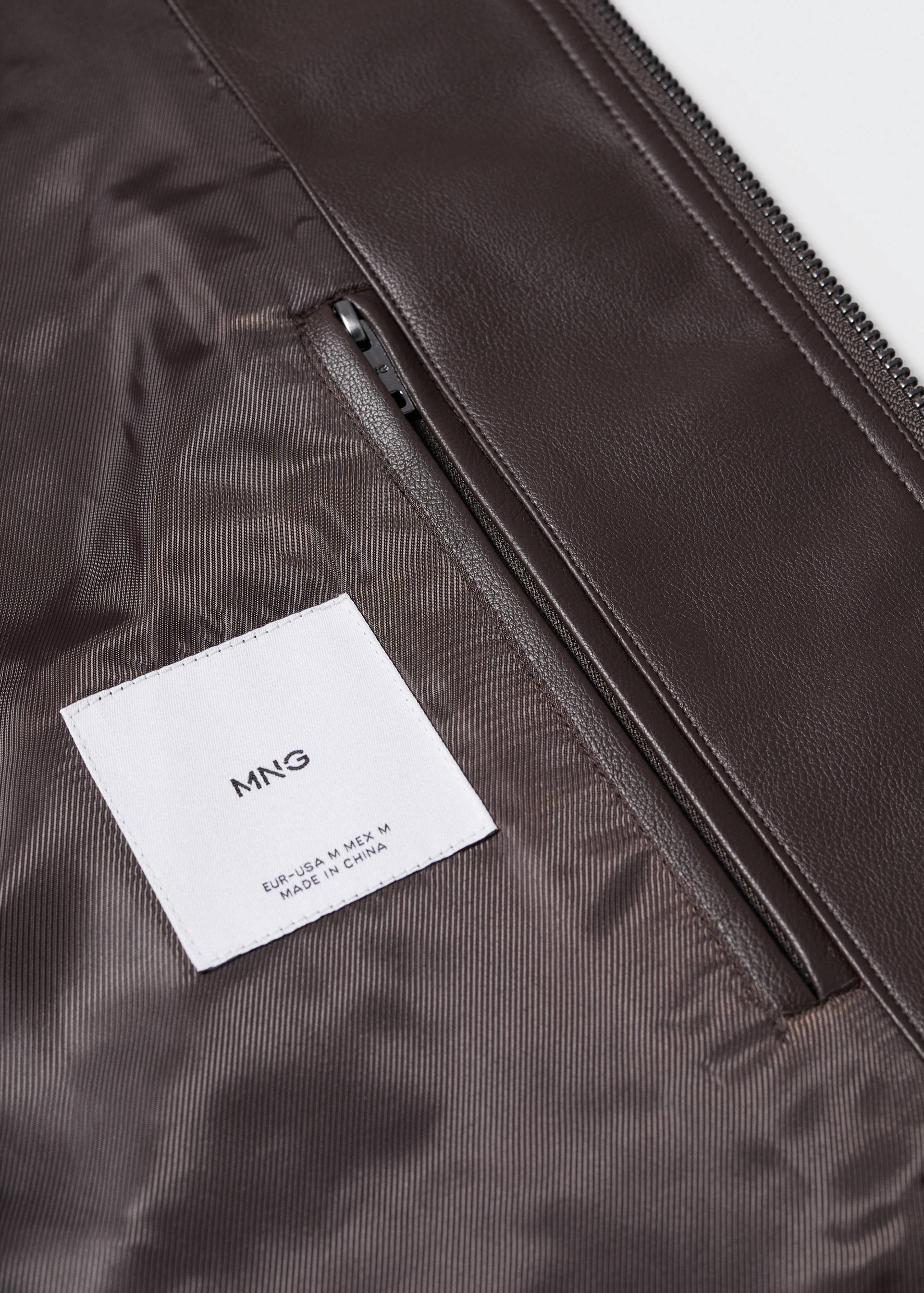 Caçadora biker efecte pell - Detall de l'article 8