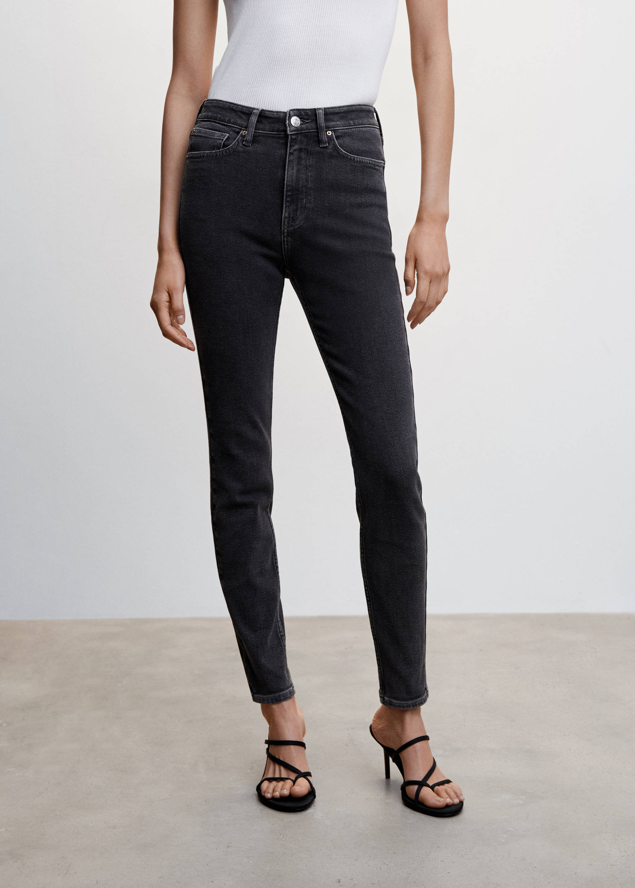 High-rise skinny jeans - Medium plane