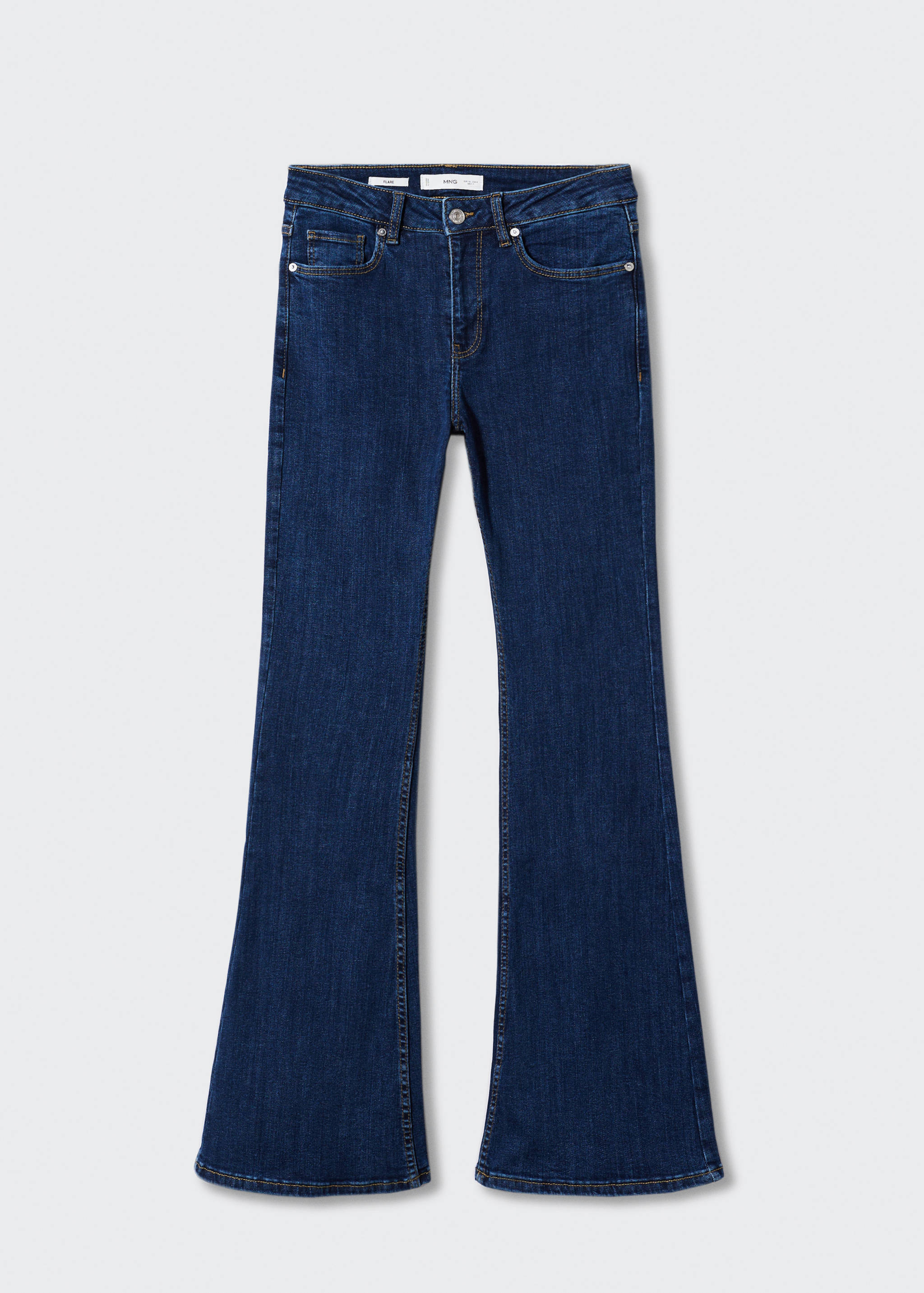Medium-rise flared jeans - Article without model