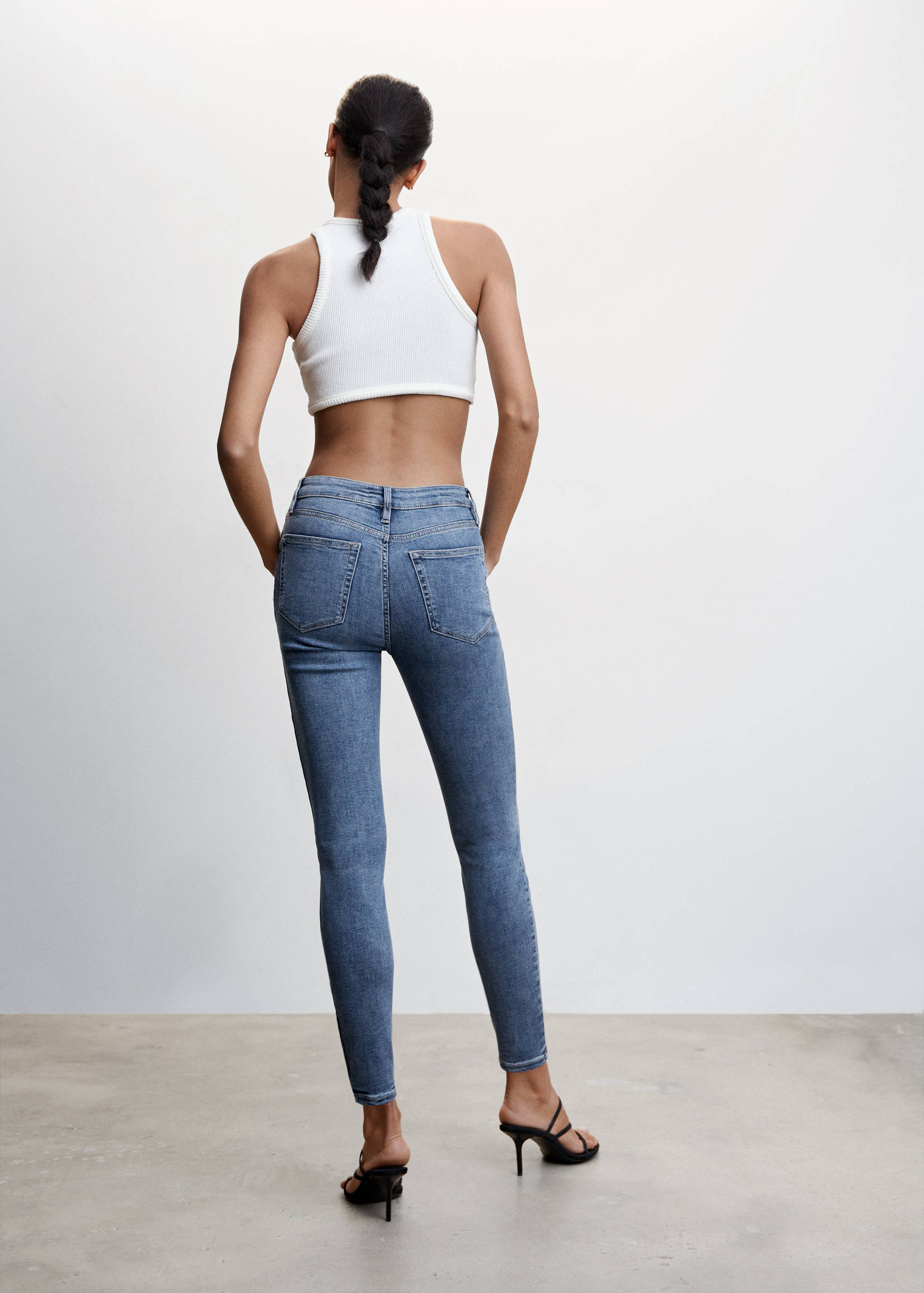 Jeans skinny vita alta - Retro dell'articolo