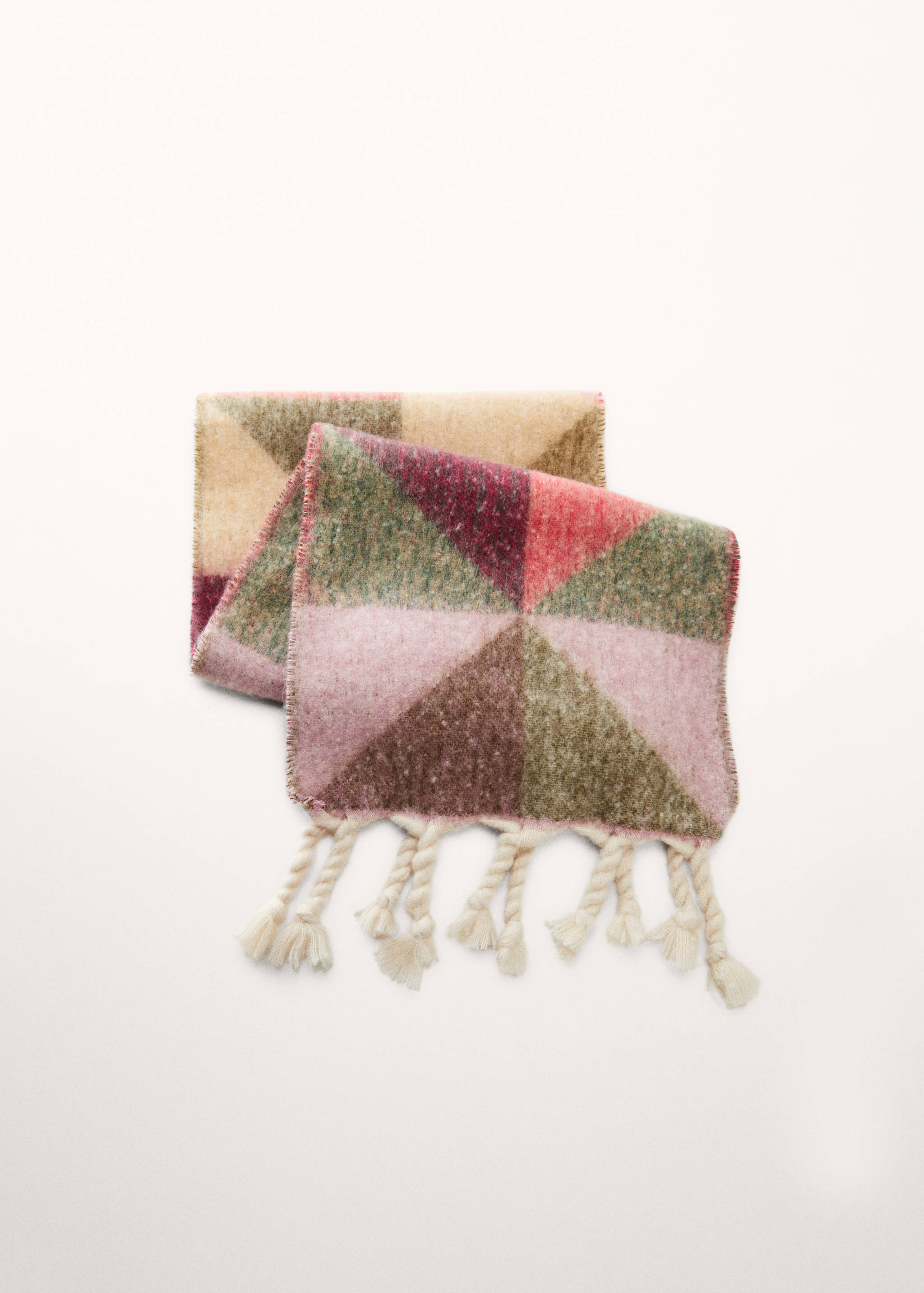 Bufanda estampado geométrico - Artículo sin modelo