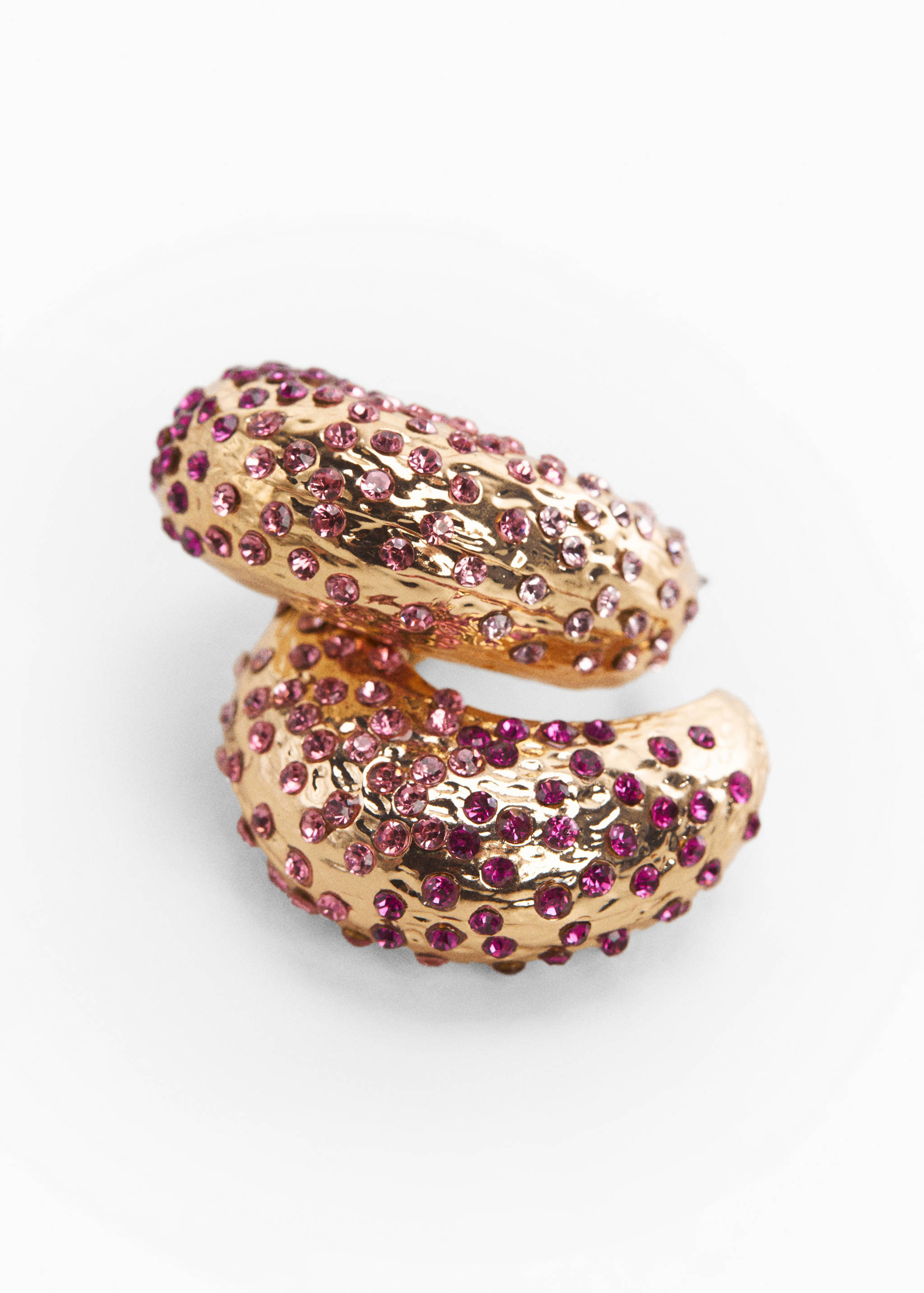 Rhinestone crystal earrings - Details of the article 1