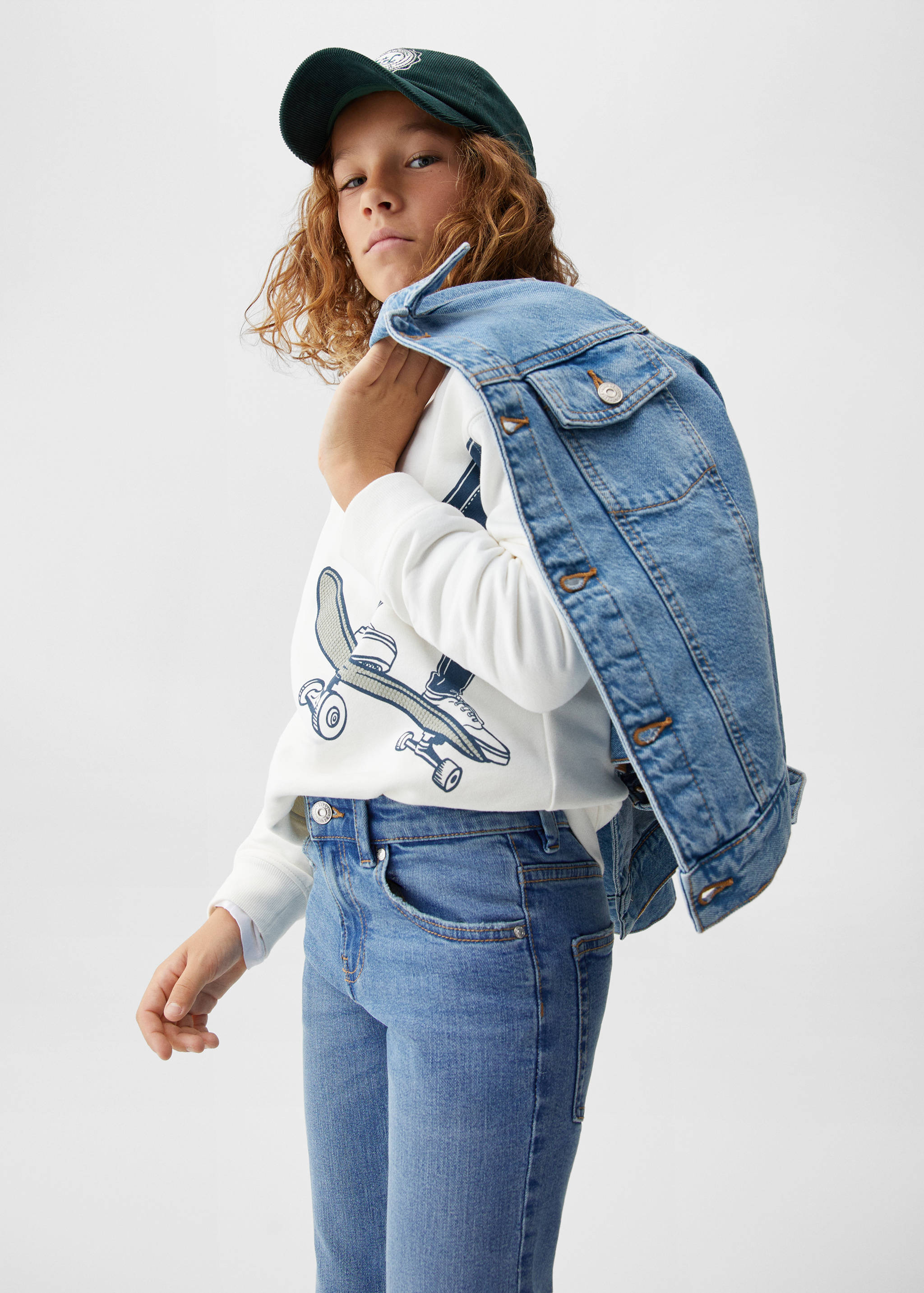 Slim-fit jeans - Medium plane