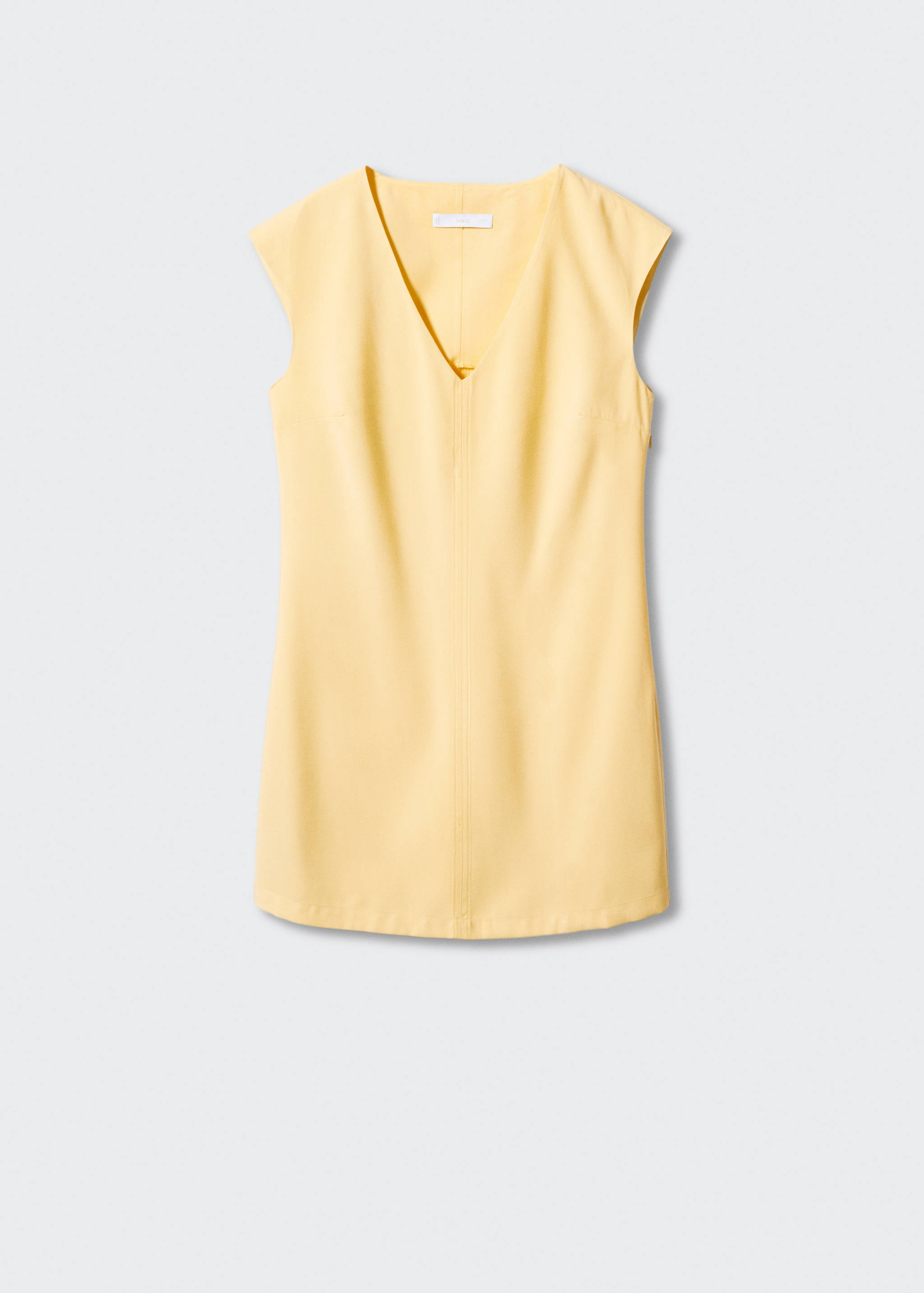 V-neckline short dress - Article without model