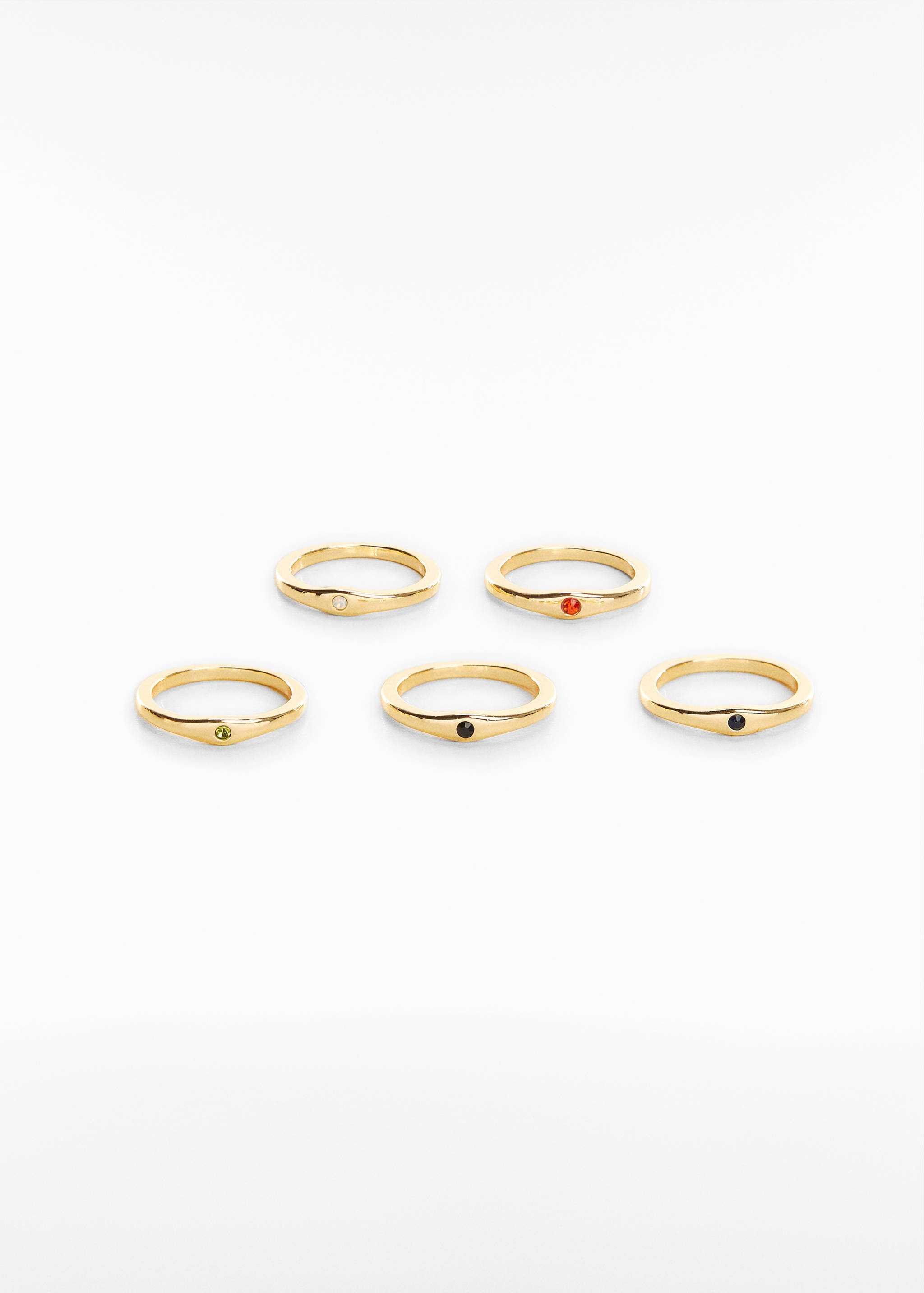 Pack 5 anillos combinados - Artículo sin modelo