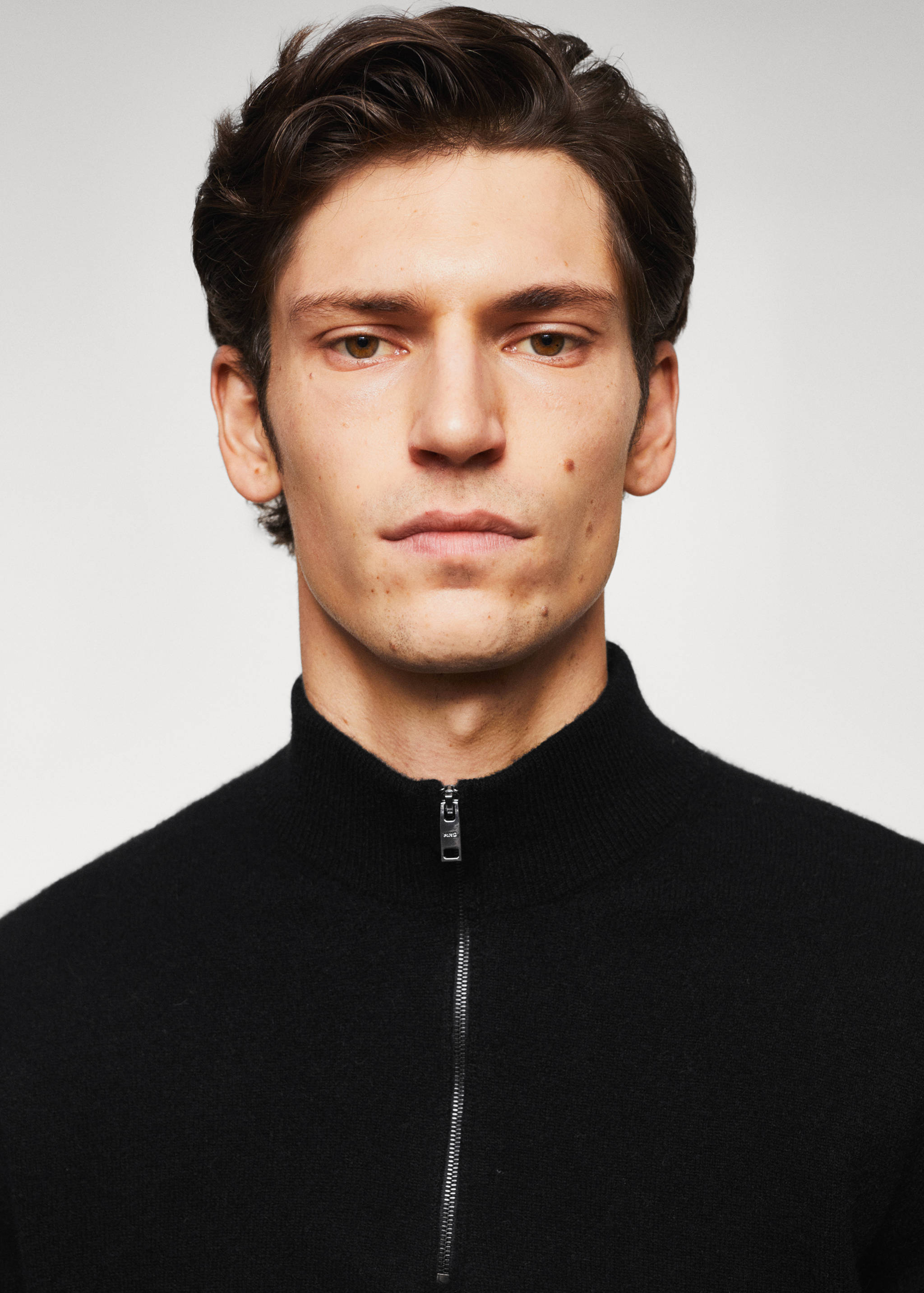 Pull-over cachemire col zippé - Détail de l'article 1