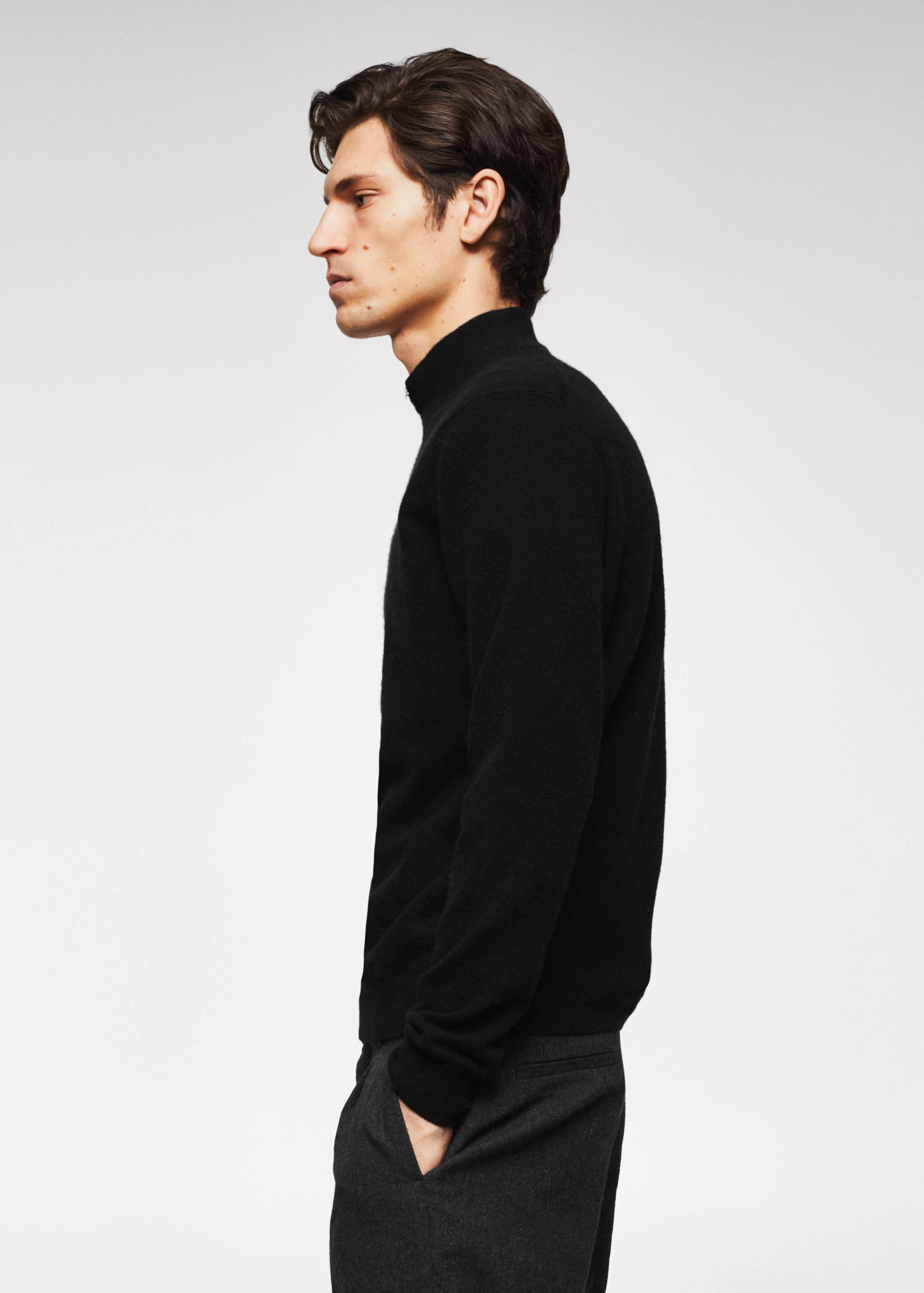 Pull-over cachemire col zippé - Détail de l'article 6