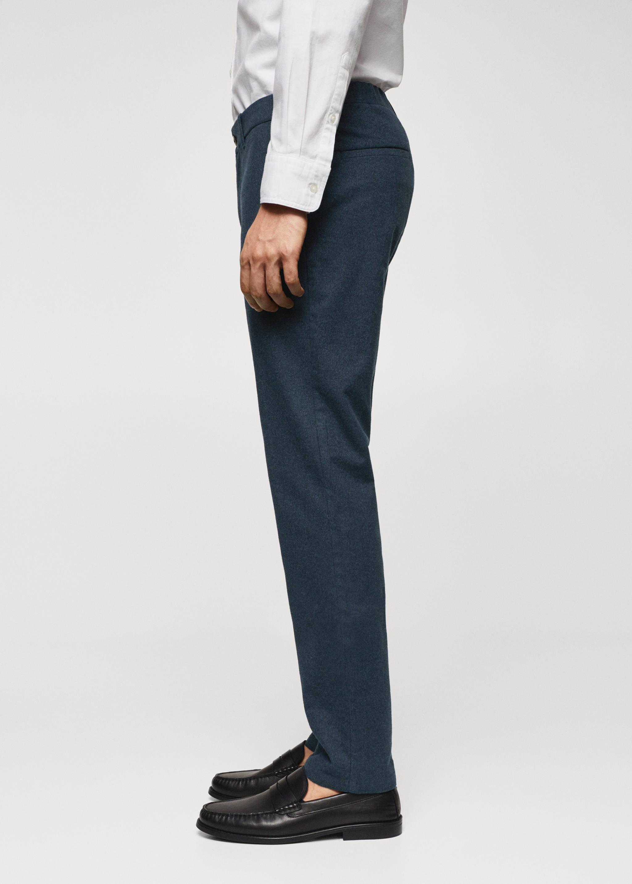 Pantalons slim fit cotó - Detall de l'article 4