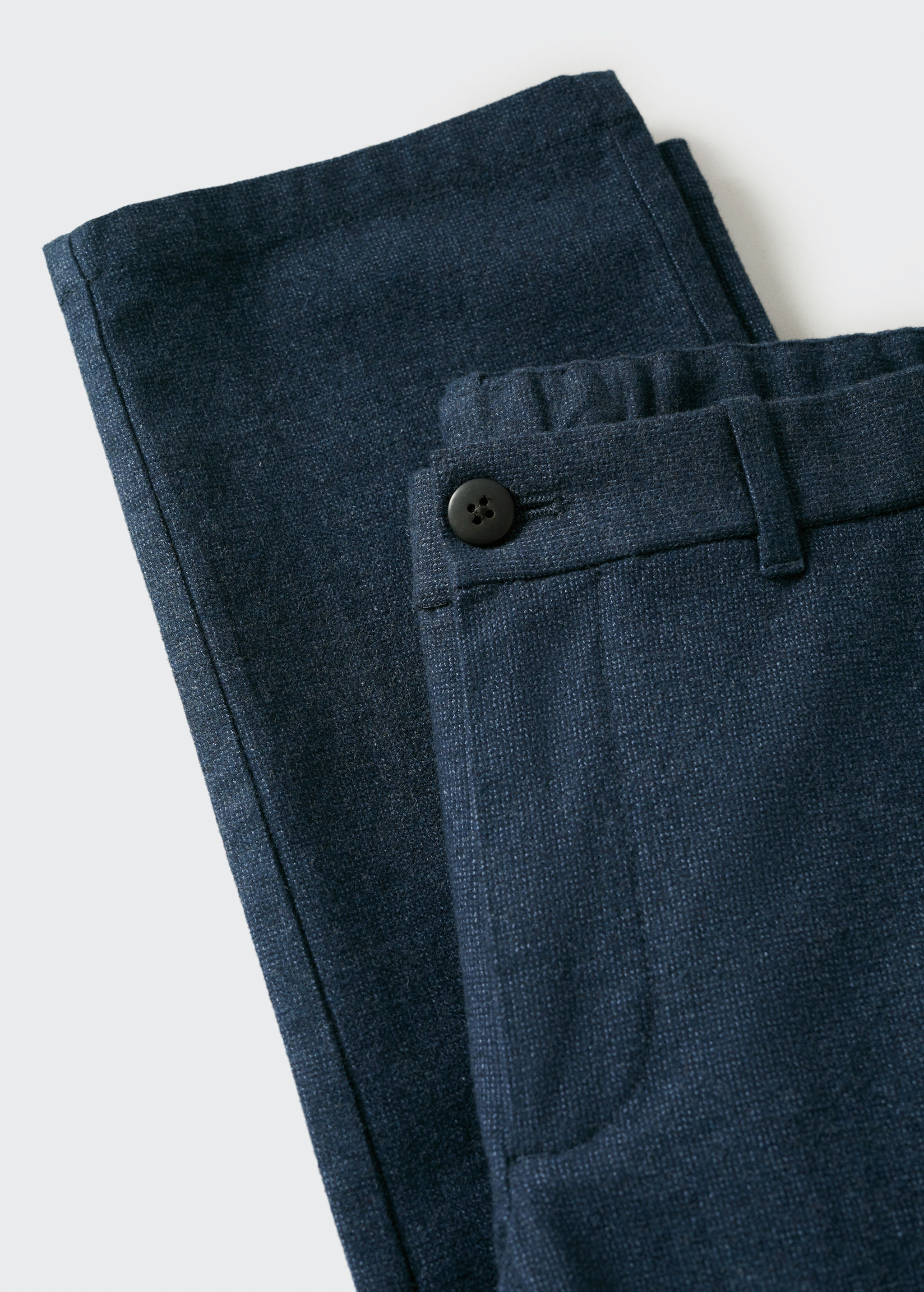 Slim-fit cotton trousers - Details of the article 8