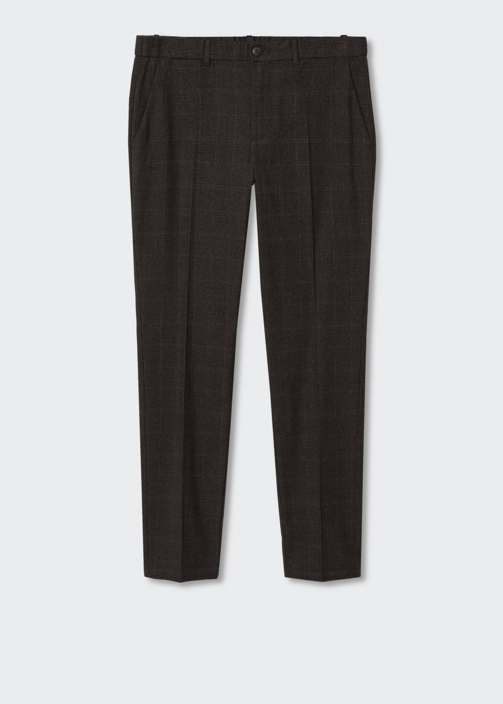 Slim-fit cotton trousers - Article without model