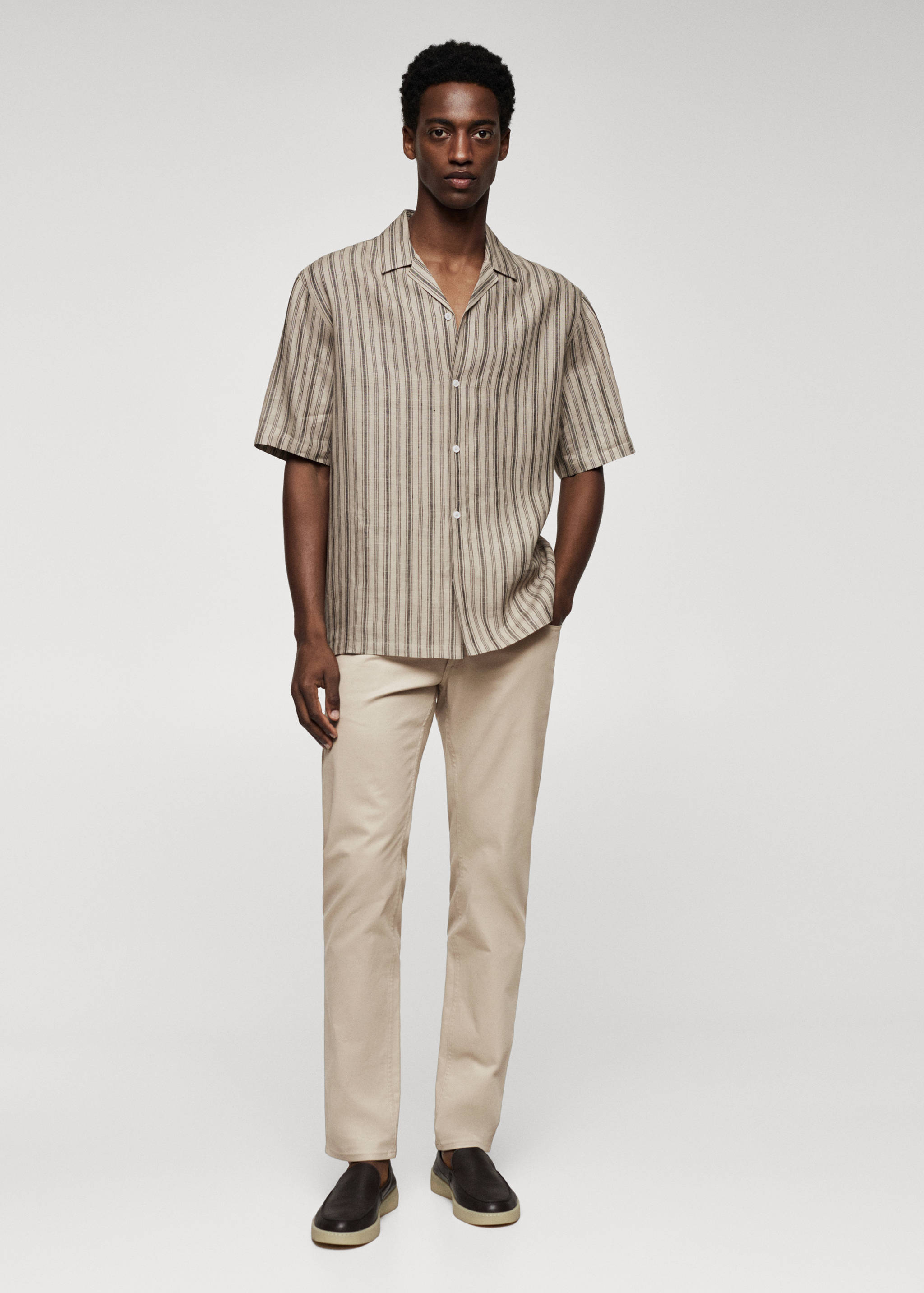 Pantalons estil texà slim fit sarja - Pla general