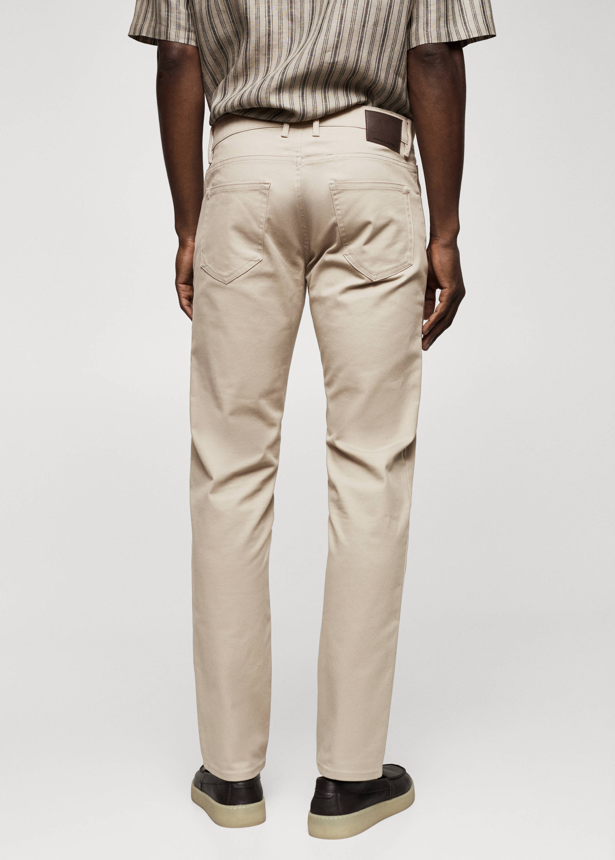 Pantalons estil texà slim fit sarja - Revers de l'article