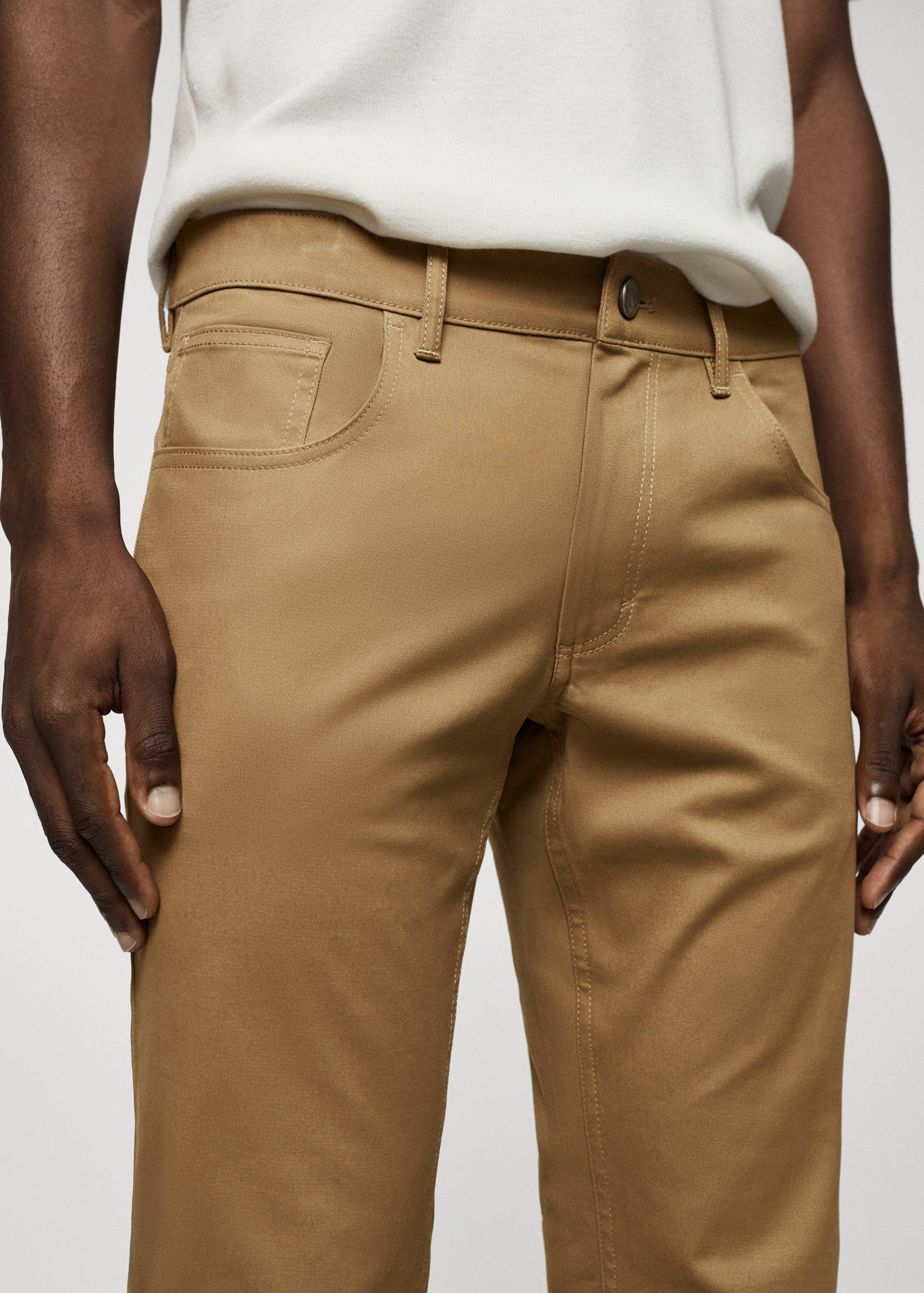 Pantalons estil texà slim fit sarja - Detall de l'article 1