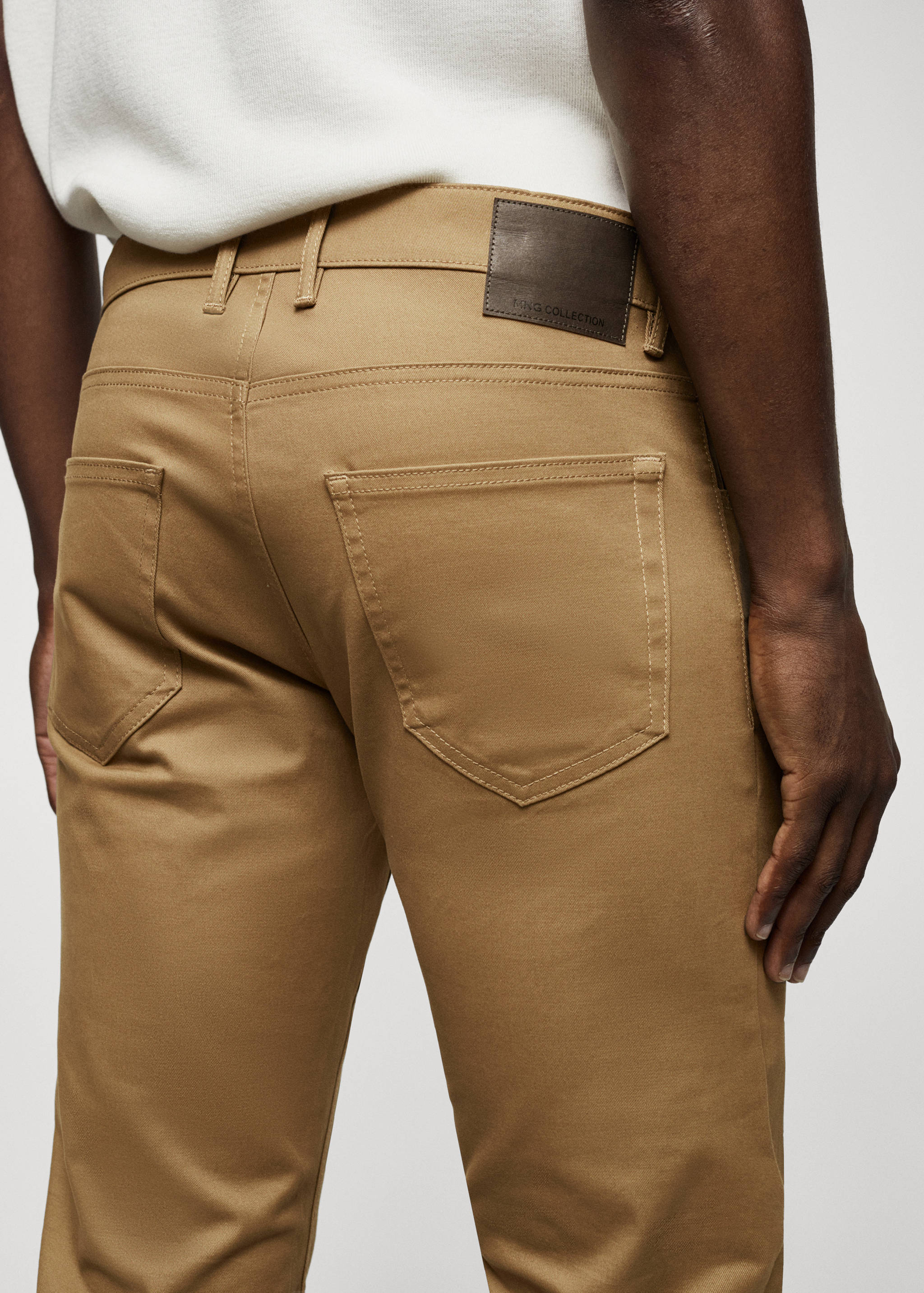 Pantalons estil texà slim fit sarja - Detall de l'article 4