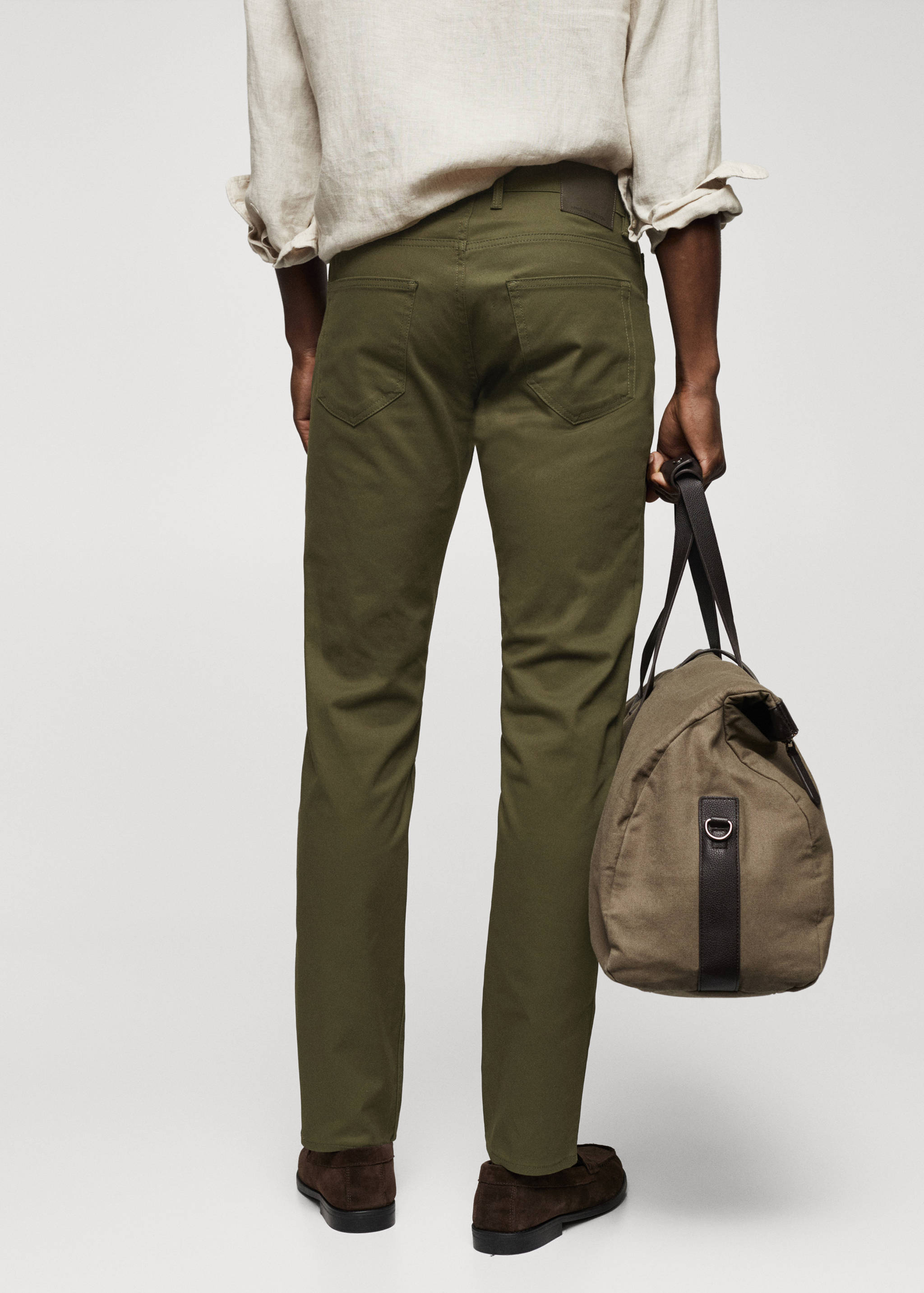 Pantalons estil texà slim fit sarja - Revers de l'article