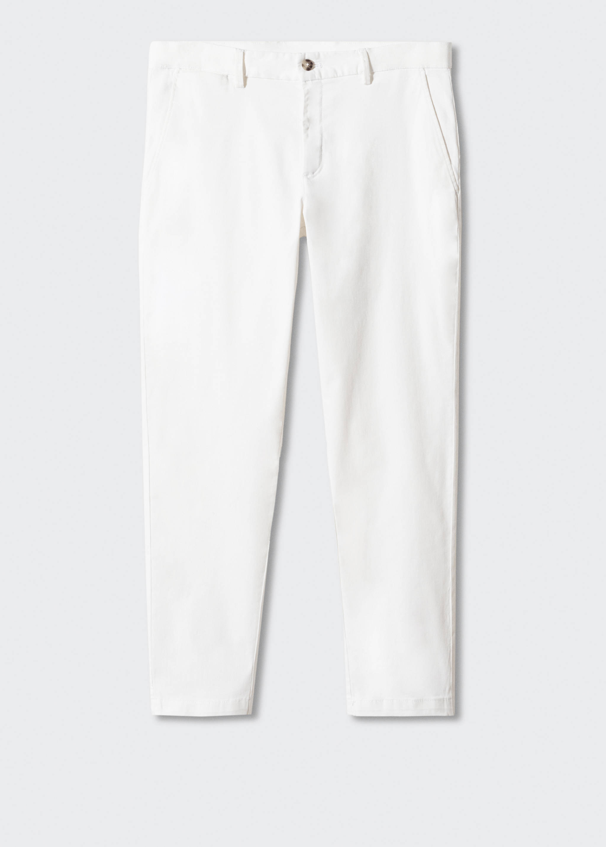 Cotton tapered crop pants - Article without model