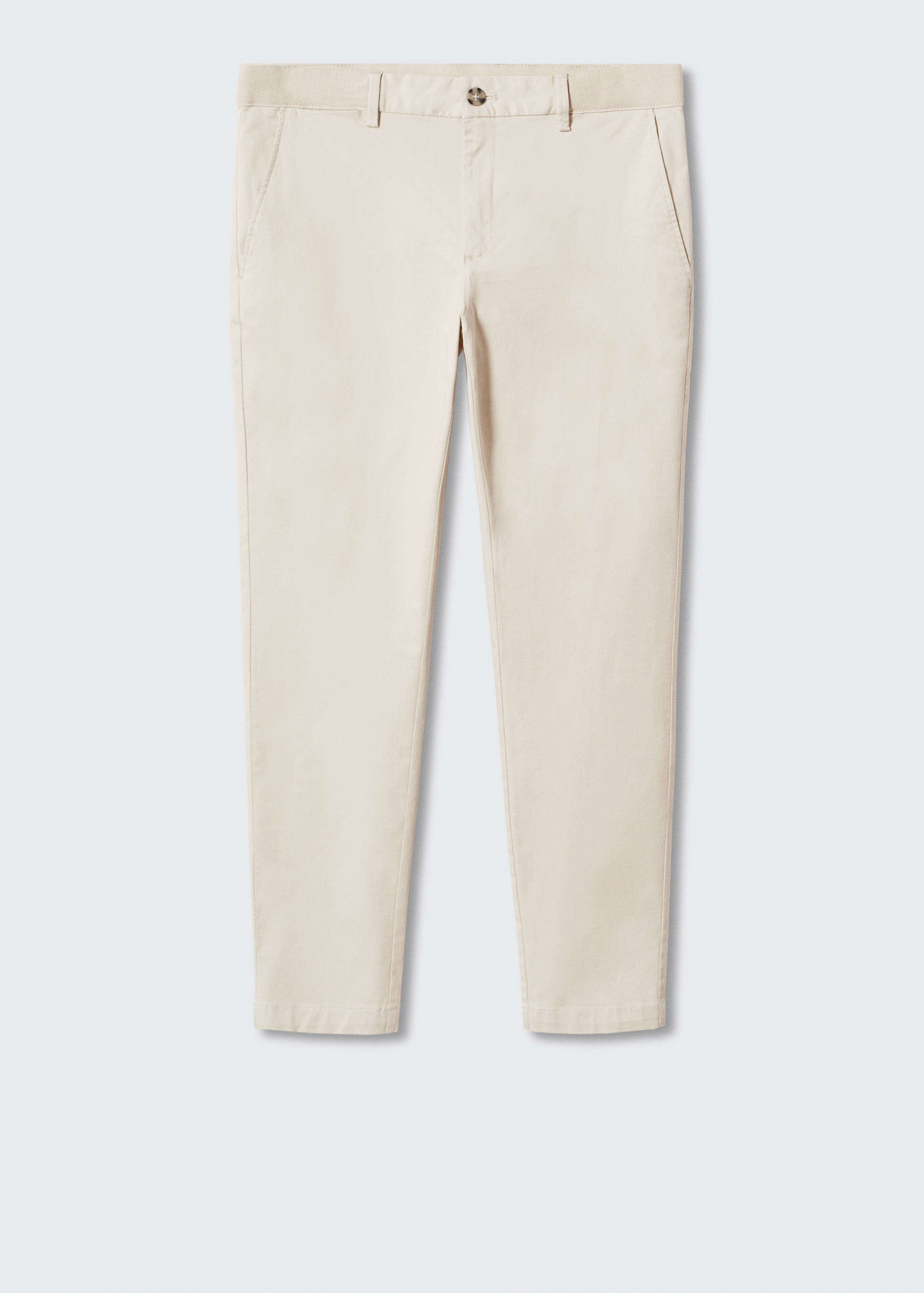 Cotton tapered crop pants - Article without model
