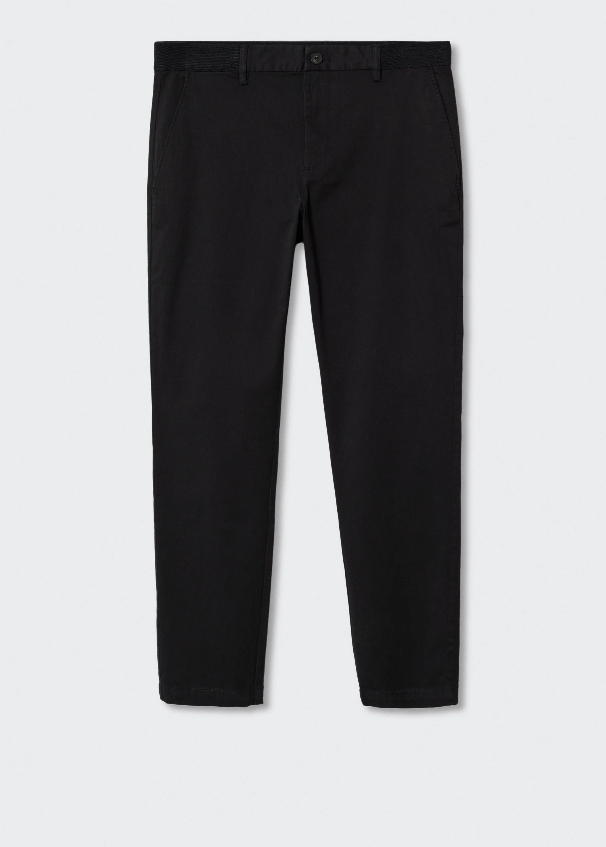 Cotton tapered crop pants - Article without model