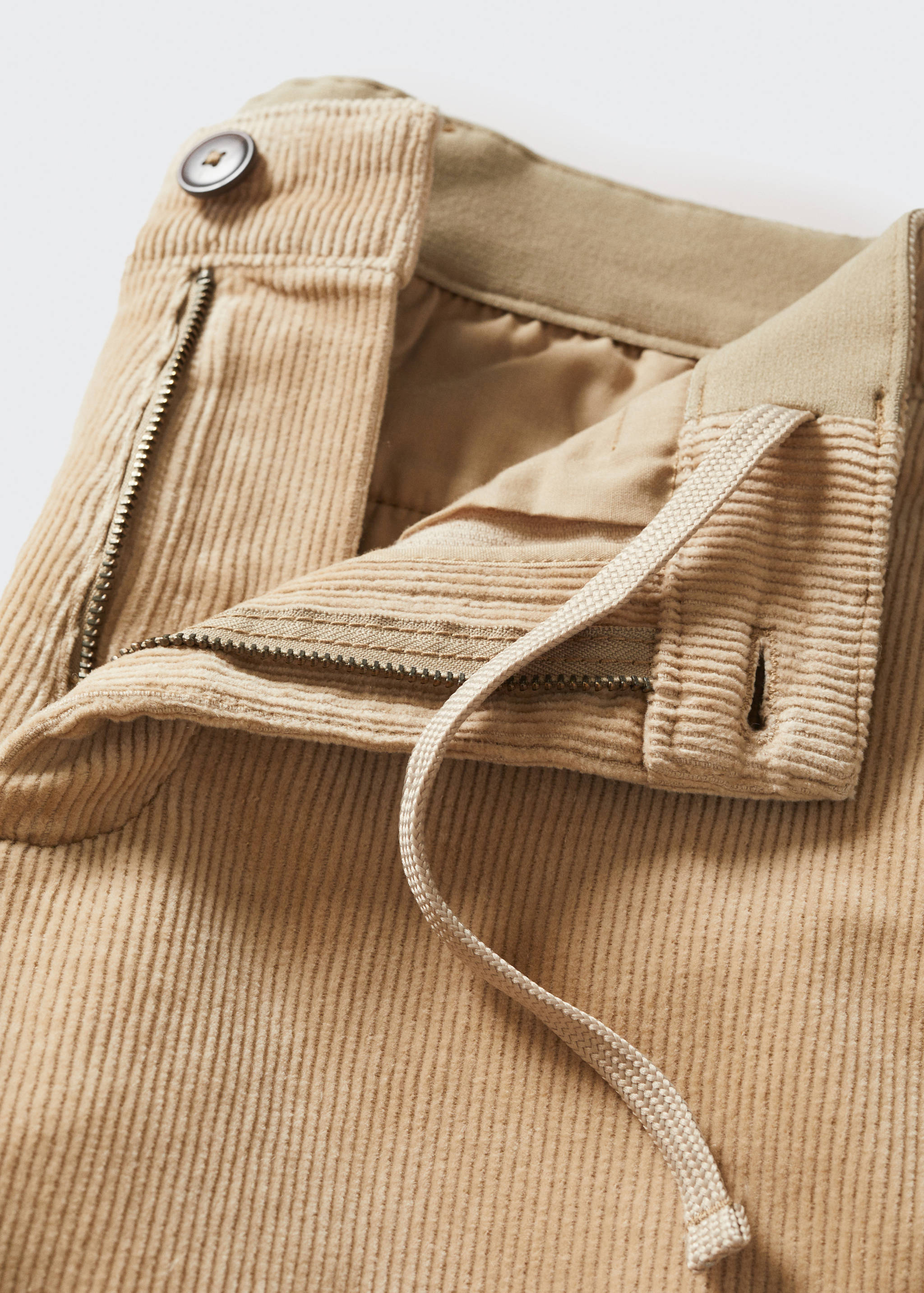 Tapered Cordhose in Cropped-Länge - Detail des Artikels 8